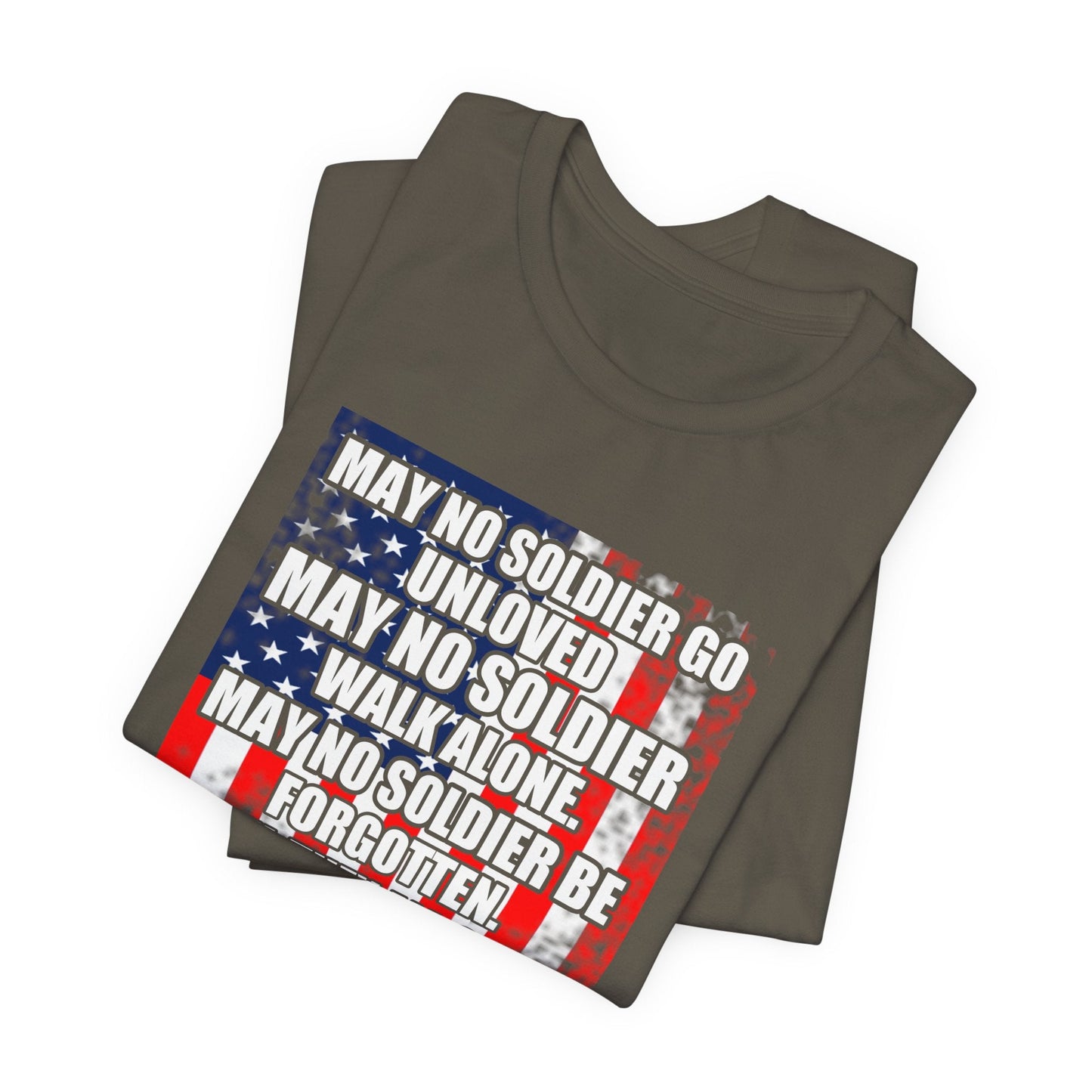 Army Veteran Patriotic Graphic Design Unisex Cotton T-Shirt v49