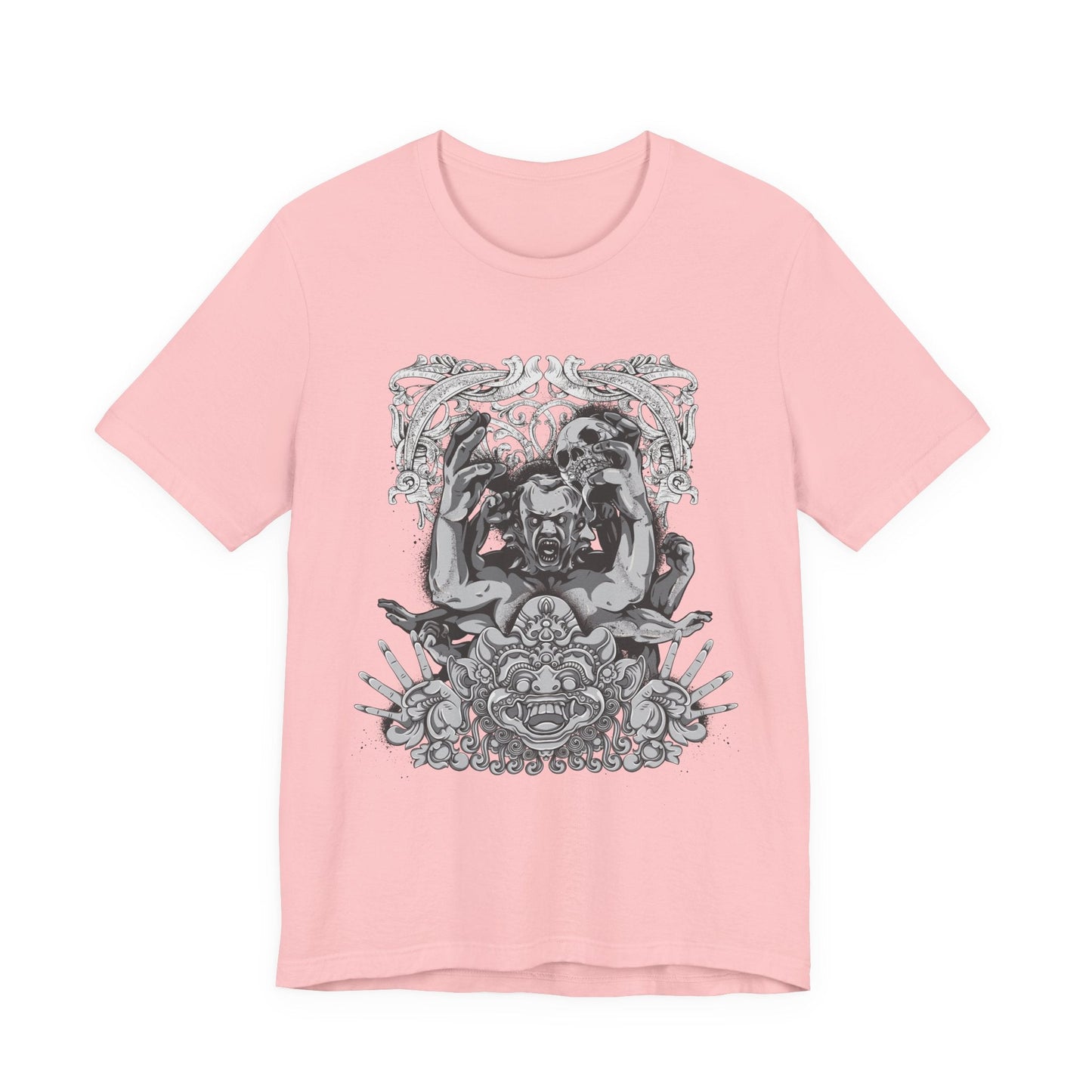 Mask Artwork Illustration Graphic Unisex Cotton T-Shirt r17