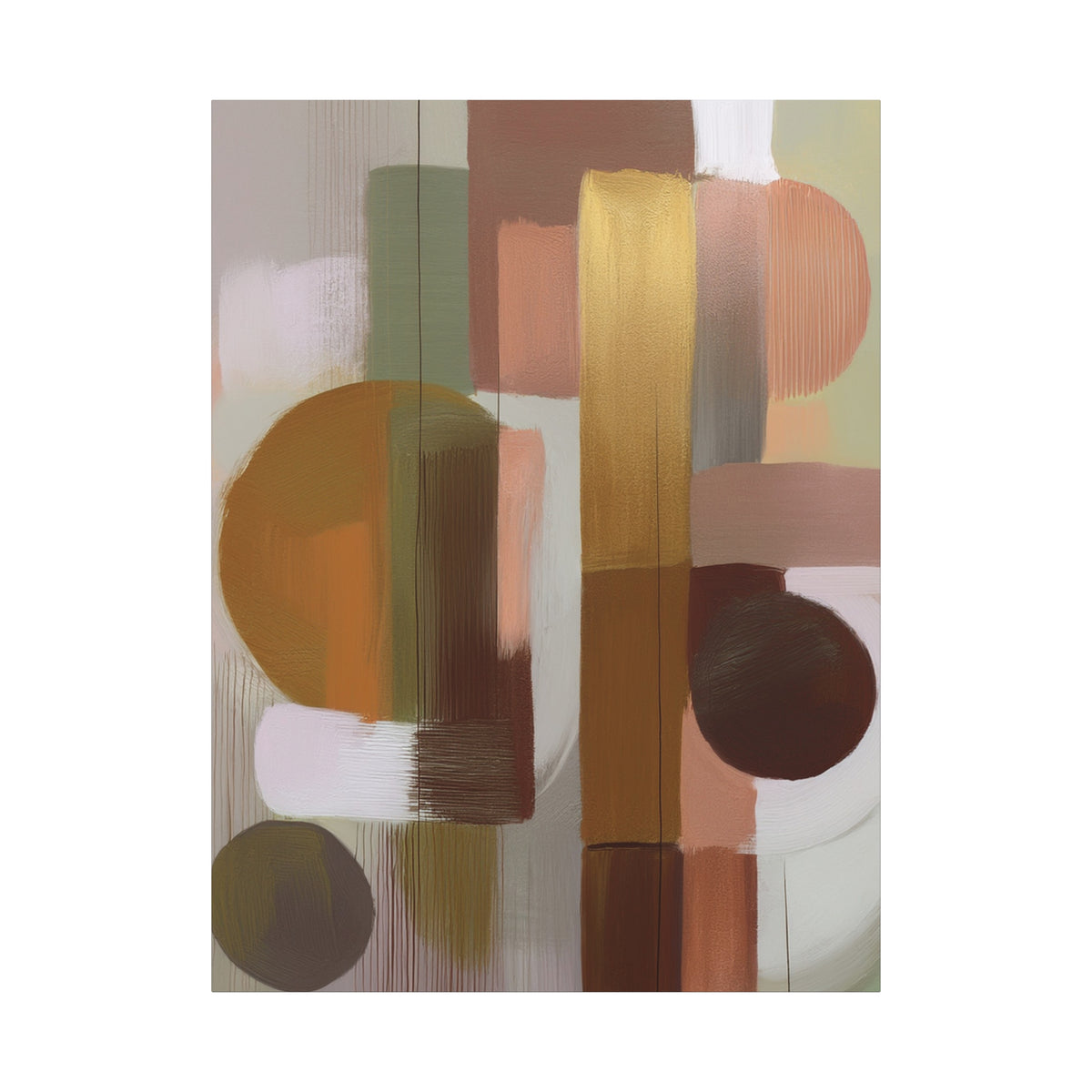 Abstract Geometric Painting Print Canvas 20x24,20x30,24x30 24x32,24x36,30x40 32x48,36x48,40x60 Pine-Wood Inner Frame ABS-52