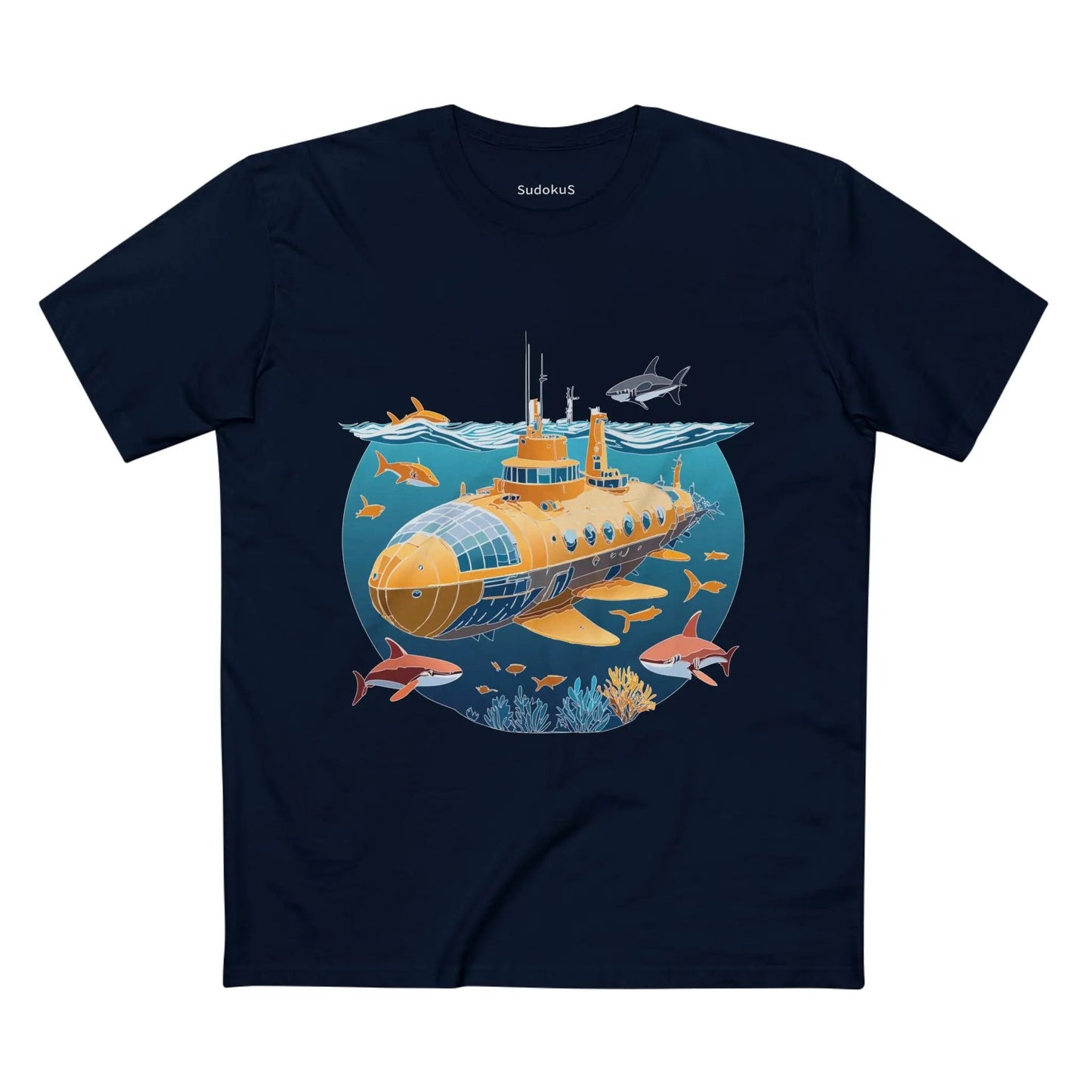 Ocean Coast Graphic Unisex 100 Cotton Staple Tee 15