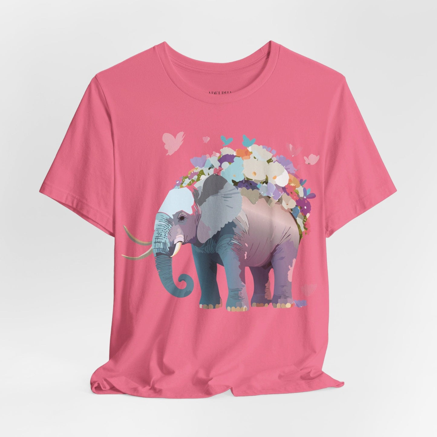 Elephant Graphic T Shirt Unisex Vintage Inspired Artwork By Adelpha Short Sleeve Tee