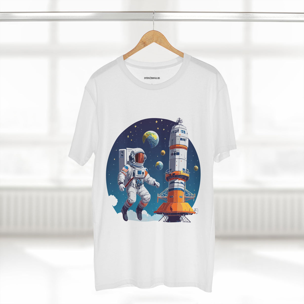 Cosmos Astronaut Graphic Tee Staple Unisex 100 Cotton Tee Shirt - CS-36