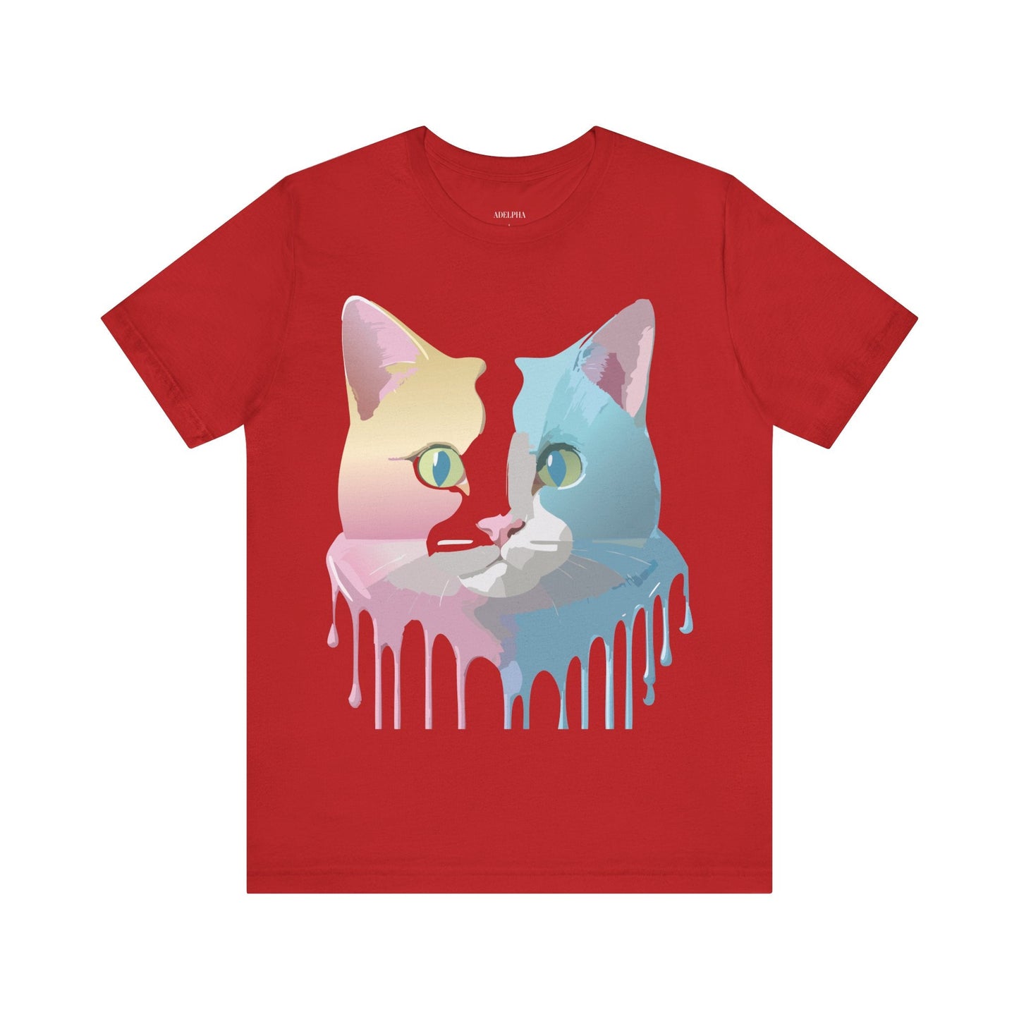 Cat Graphic Tee Unisex Vintage Inspired Shirt By Adelpha Limited Edition