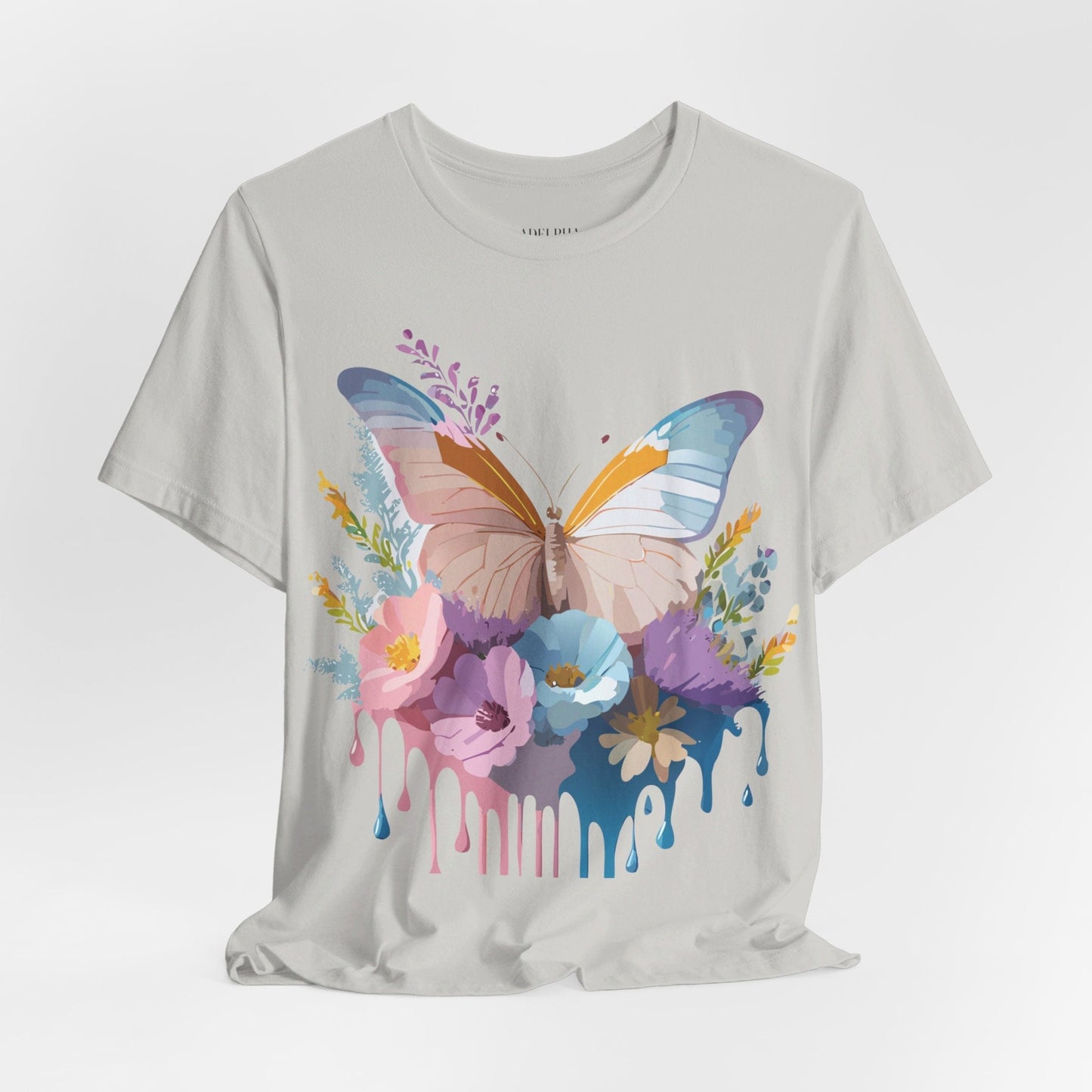 Butterfly Graphic Tee Unisex Short Sleeve Adelpha Artwork Vintage Inspired