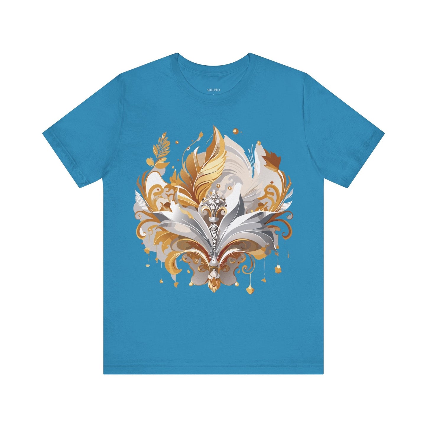 Adelpha Premium Graphic Tee Unisex Short Sleeve Jersey Shirt With Vintage Inspired Artwork