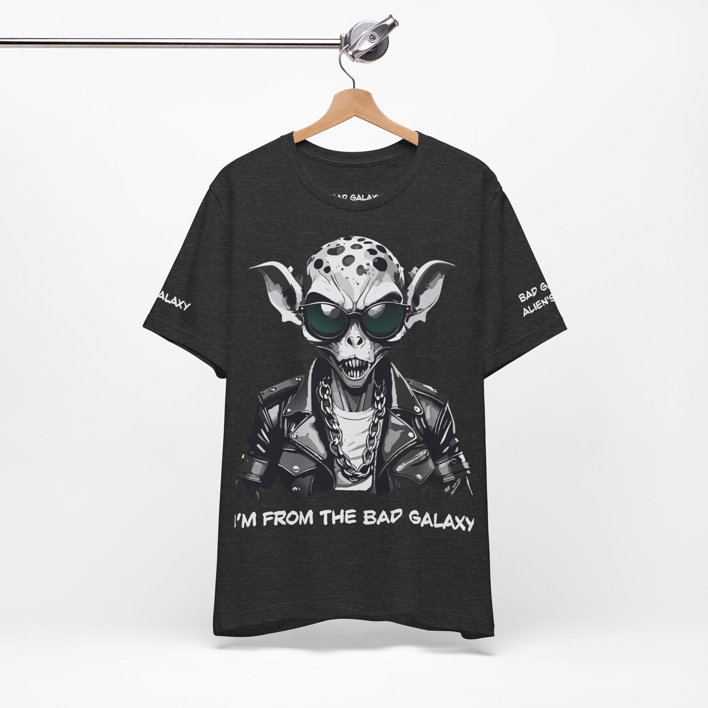 Alien Tee Shirt From Bad Galaxy Made To Order Lightweight 100 Cotton Tee With Eco Inks Free Shipping