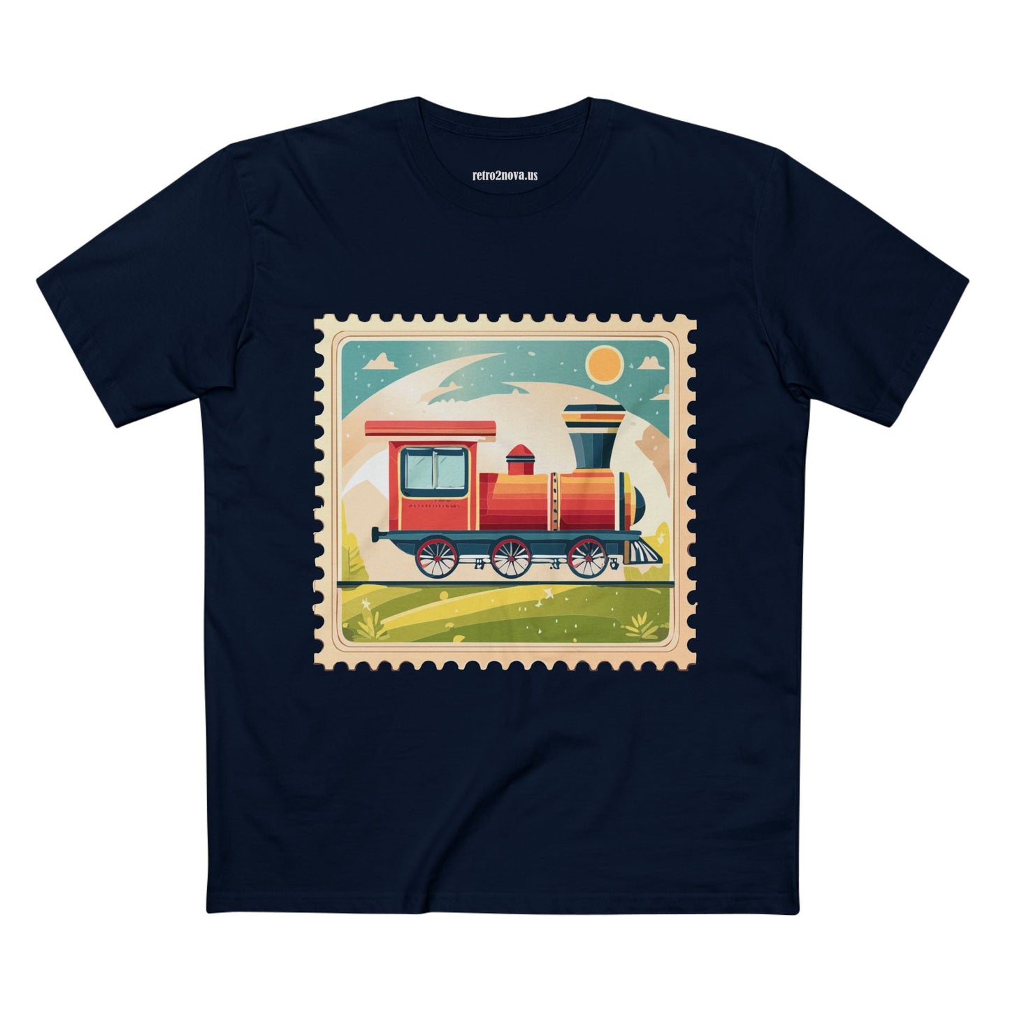Stamp Shirt Postage Stamp Tee PS 37 Unisex Premium Cotton With Original Art Design Retro2Nova Shirt