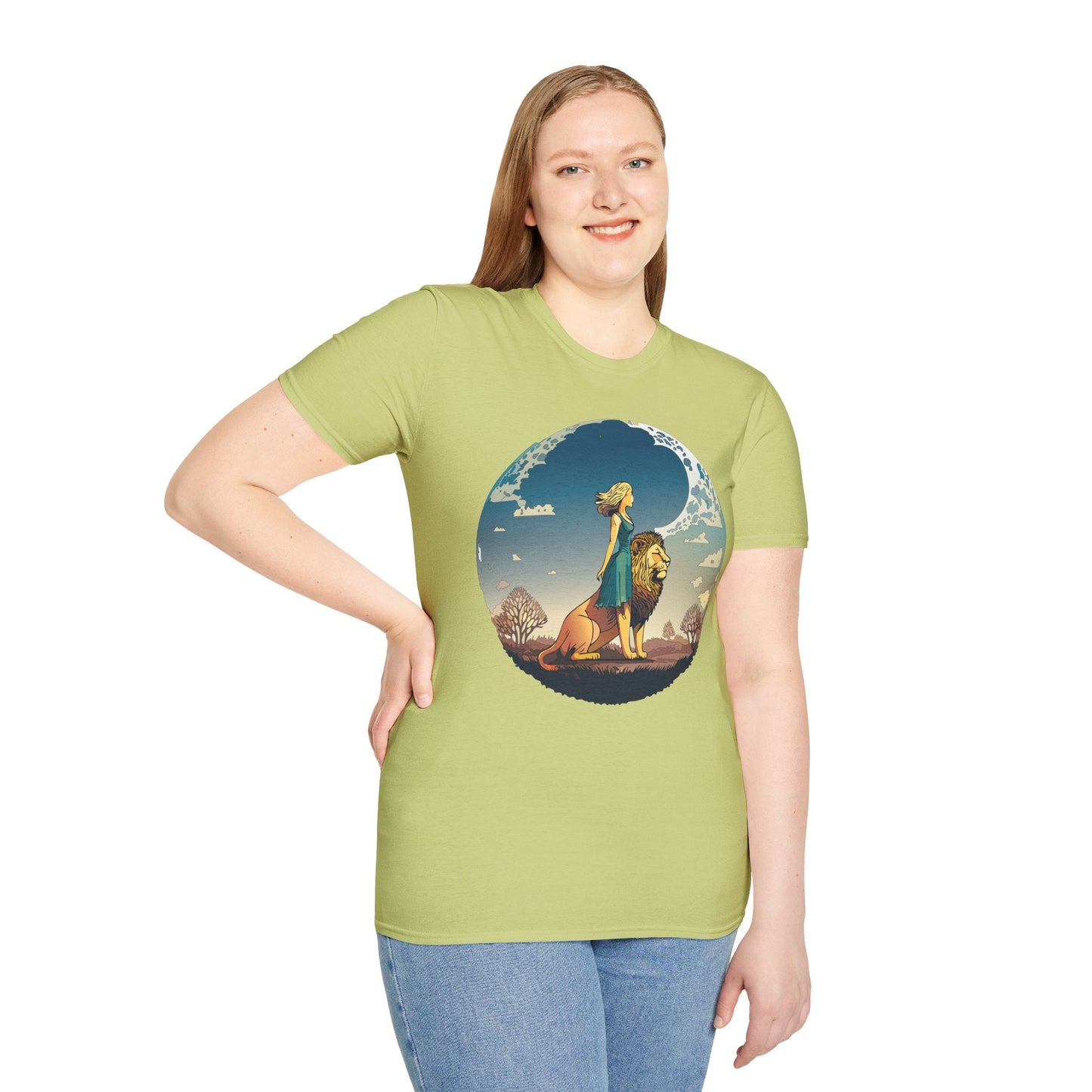 Womens Graphic T Shirt Art Design Tee Softstyle 64000 100 Percent Cotton Unisex Comfort