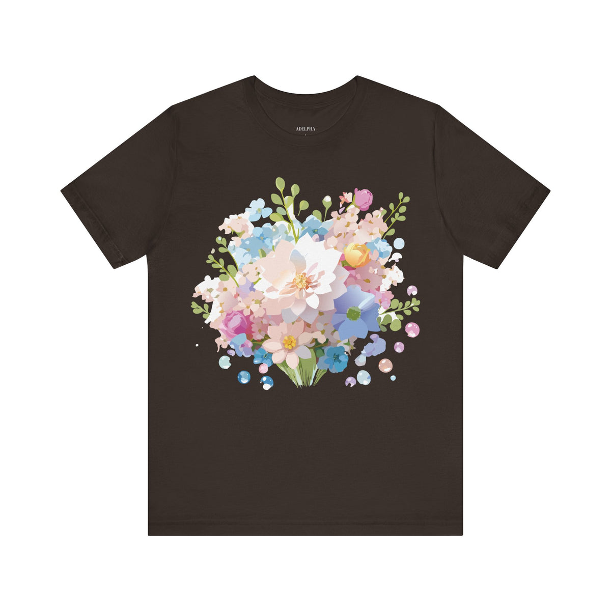 Floral Graphic Tee Shirt - Bella+Canvas Unisex 100 Cotton 5