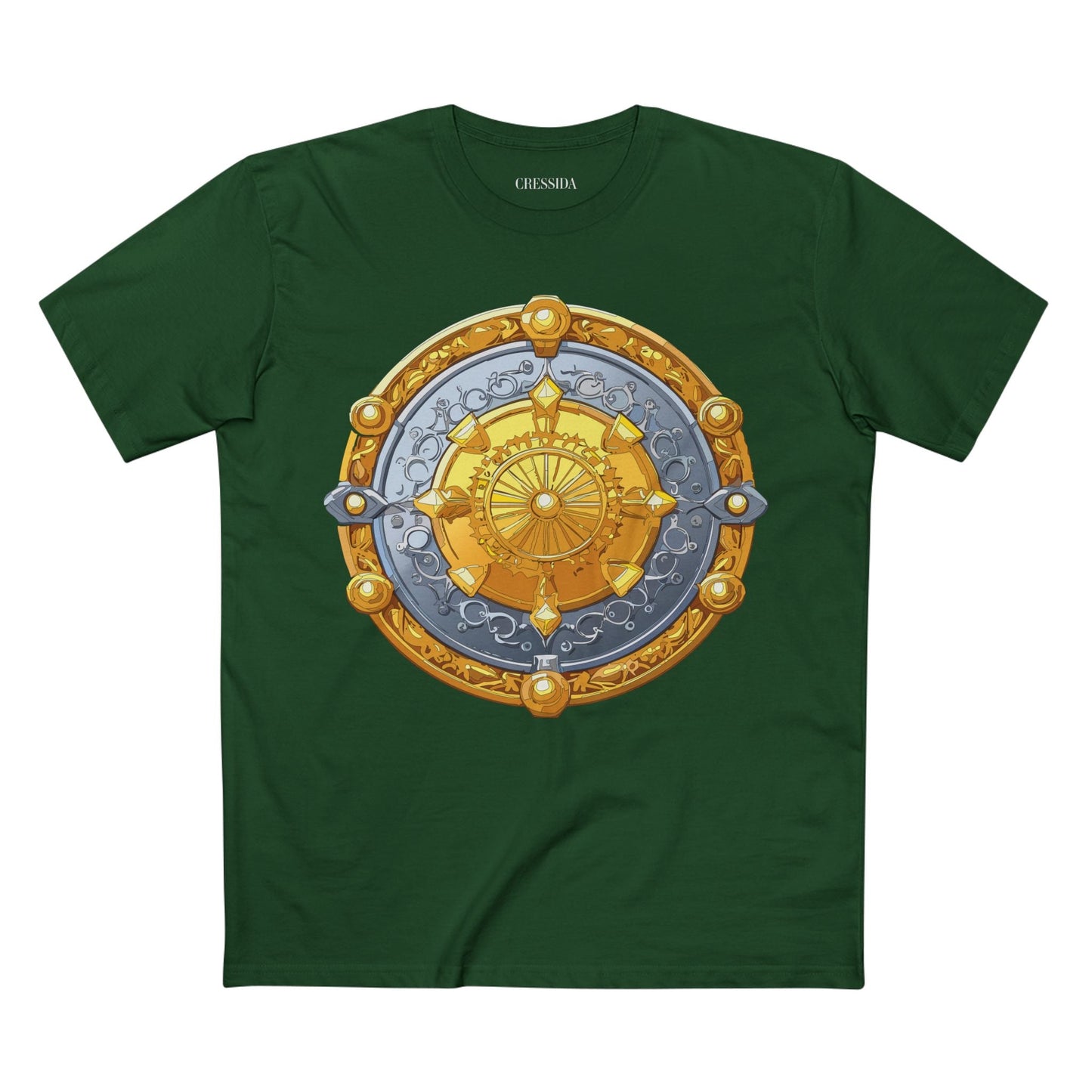 Antique Gold Coin Graphic Design T-Shirt Unisex 100 Cotton With Golden Print Artwork Tee 6