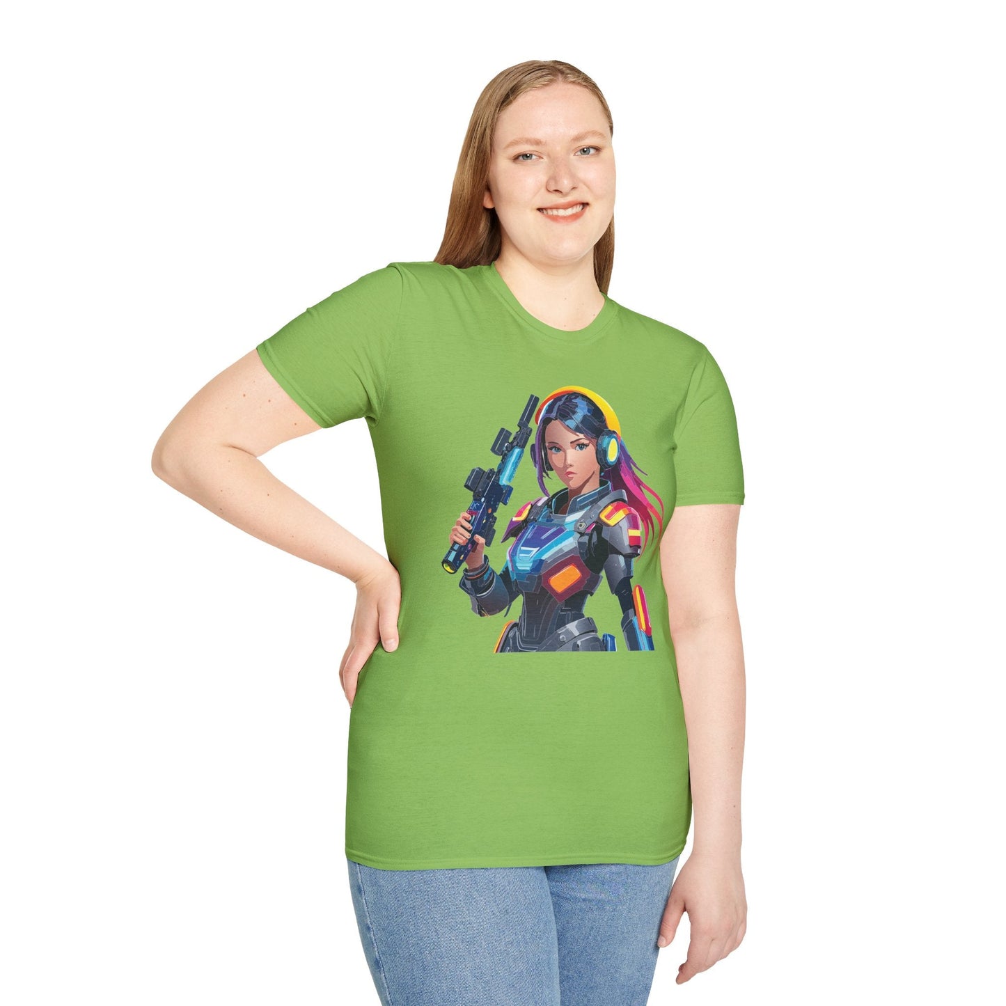 Robocop T Shirt Unisex Softstyle 64000 Graphic Tee With Robocop Art Design Premium