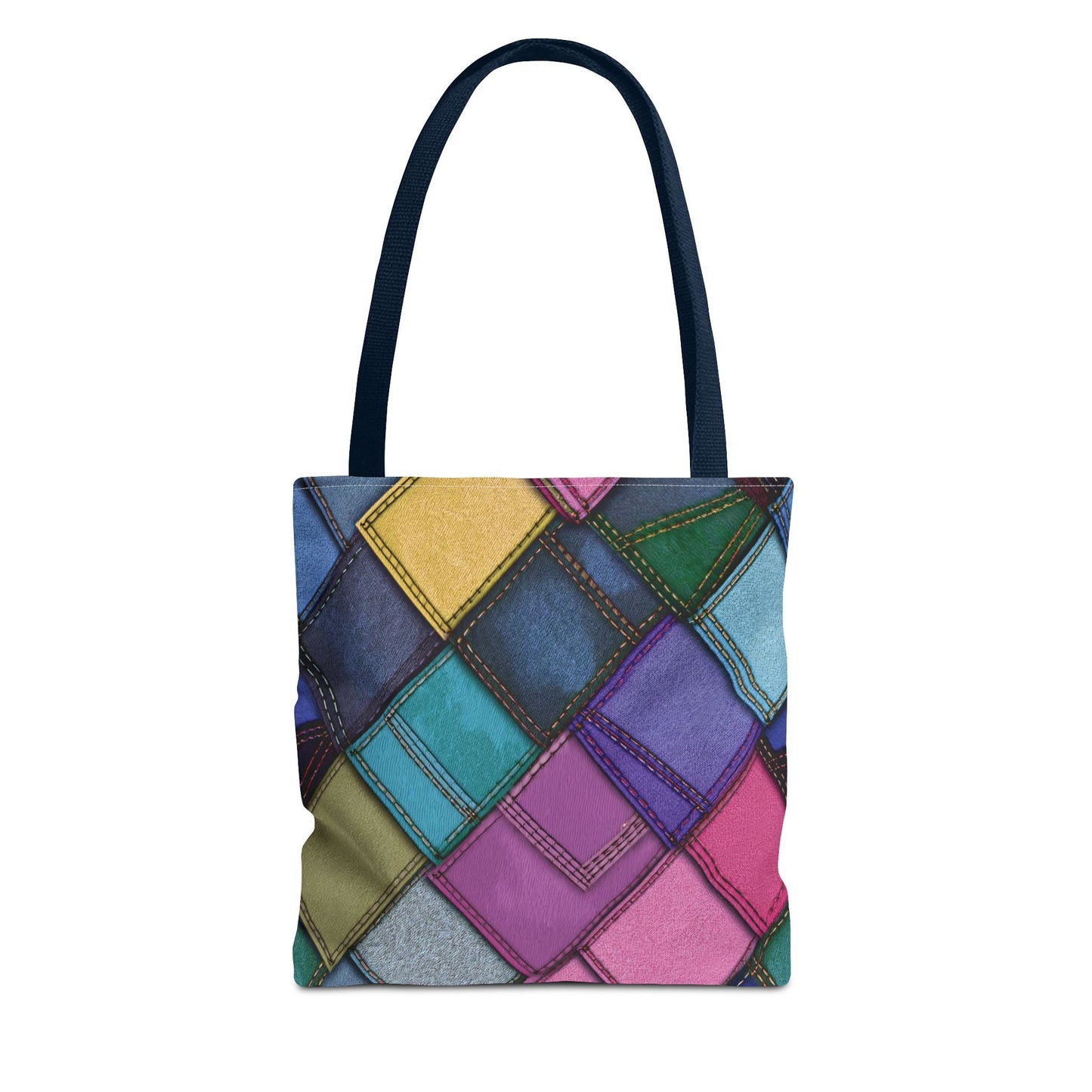 Denim Canvas Bag, Tote Bag Denim Printify