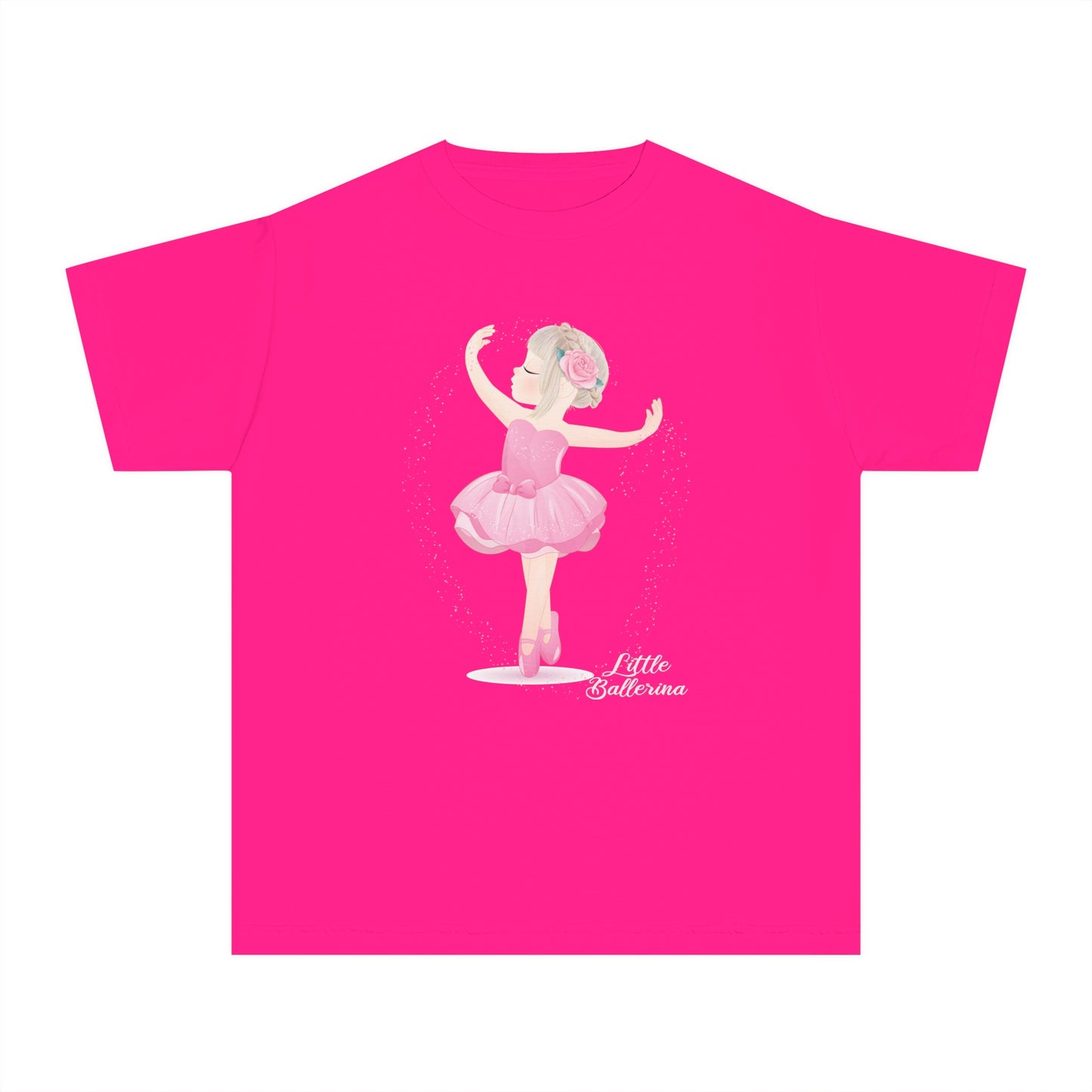 Youth Tee Shirt with Little Ballerina