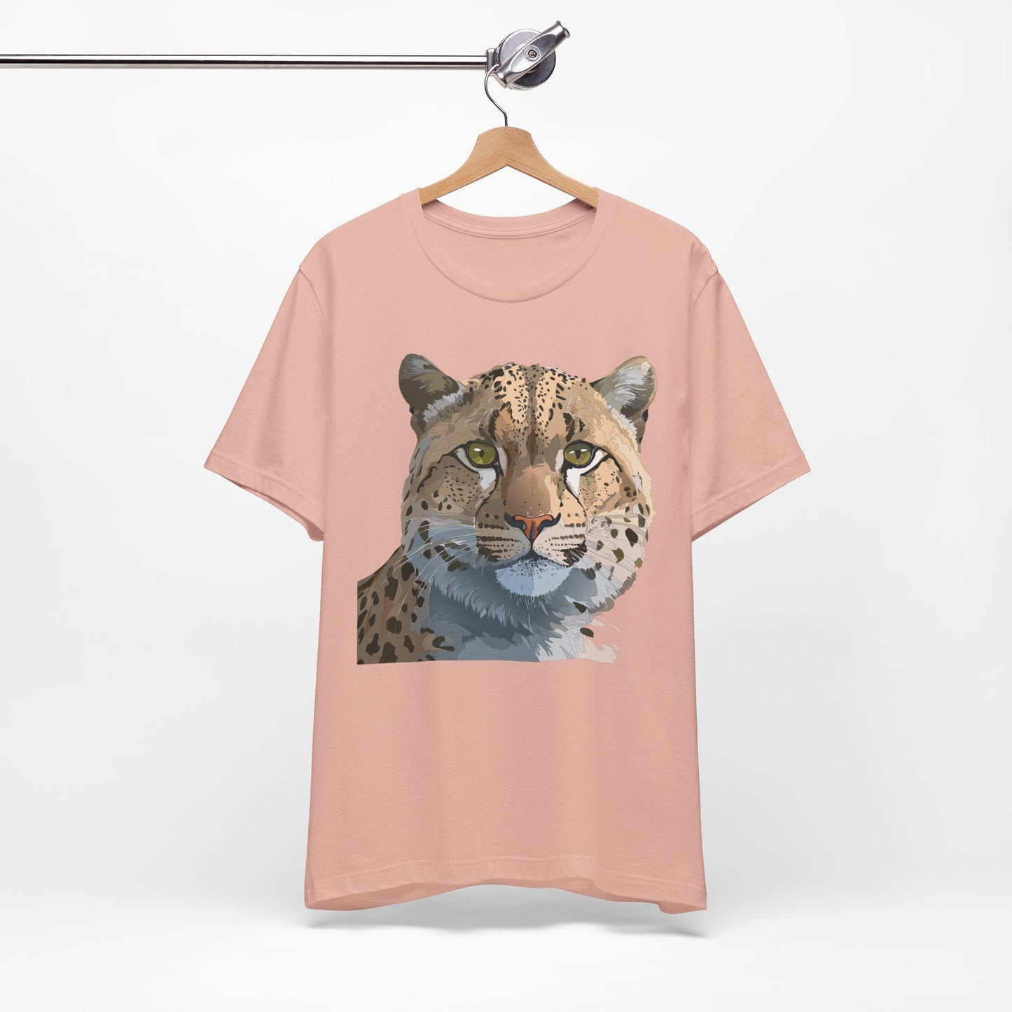 Unisex Animal Shirt With Animals Art Design Tee Short Sleeve Wildlife Print Tee Shirt