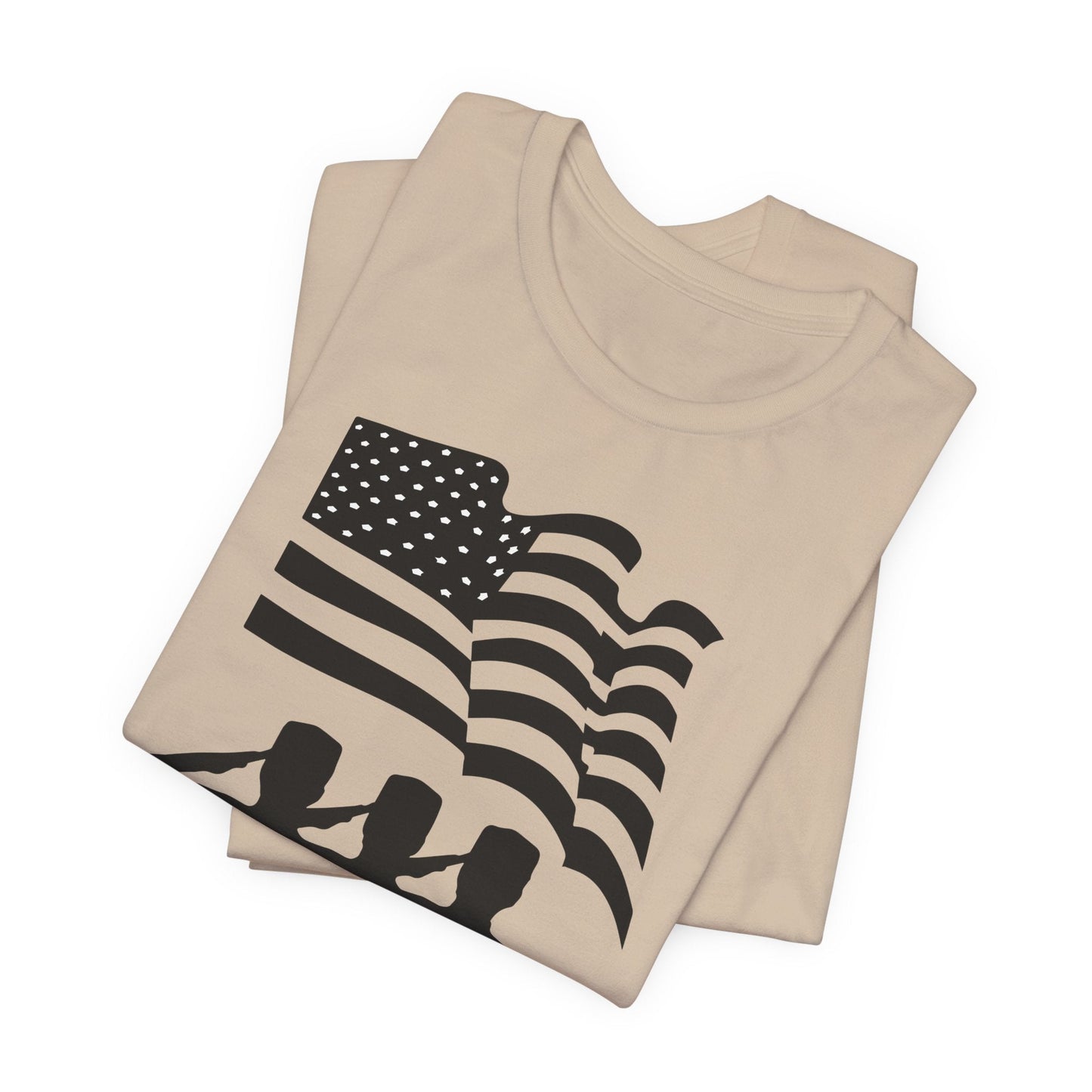 Army Veteran Patriotic Graphic Design Unisex Cotton T-Shirt v51