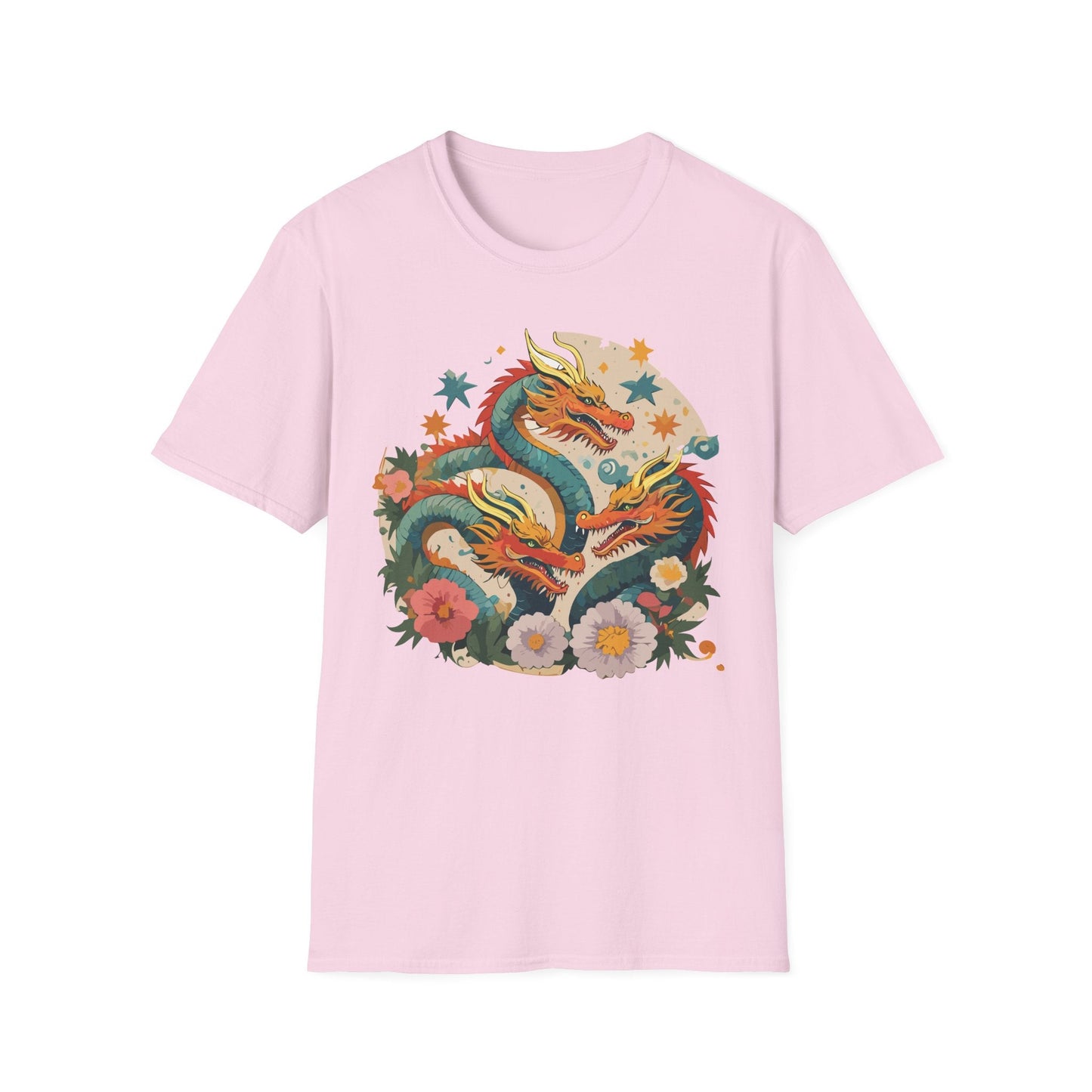 Dragon Graphic Unisex 100 Cotton Tee with Animal Artwork Design 10