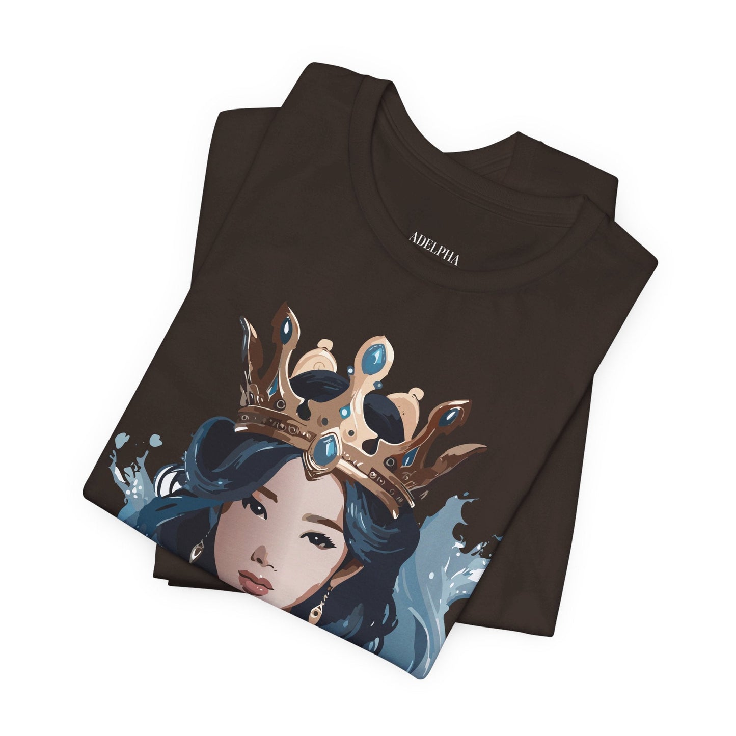 Queen Graphic Tee Unisex Vintage Inspired Art Design Shirt By Adelpha Jersey Short Sleeve
