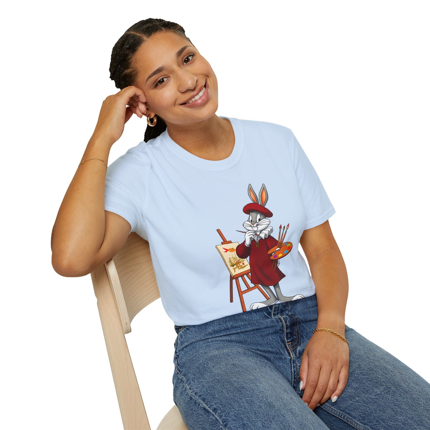 Bugs Bunny Cartoon Shirt Unisex Tee Shirt With Classic Animation Design Graphic Artwork