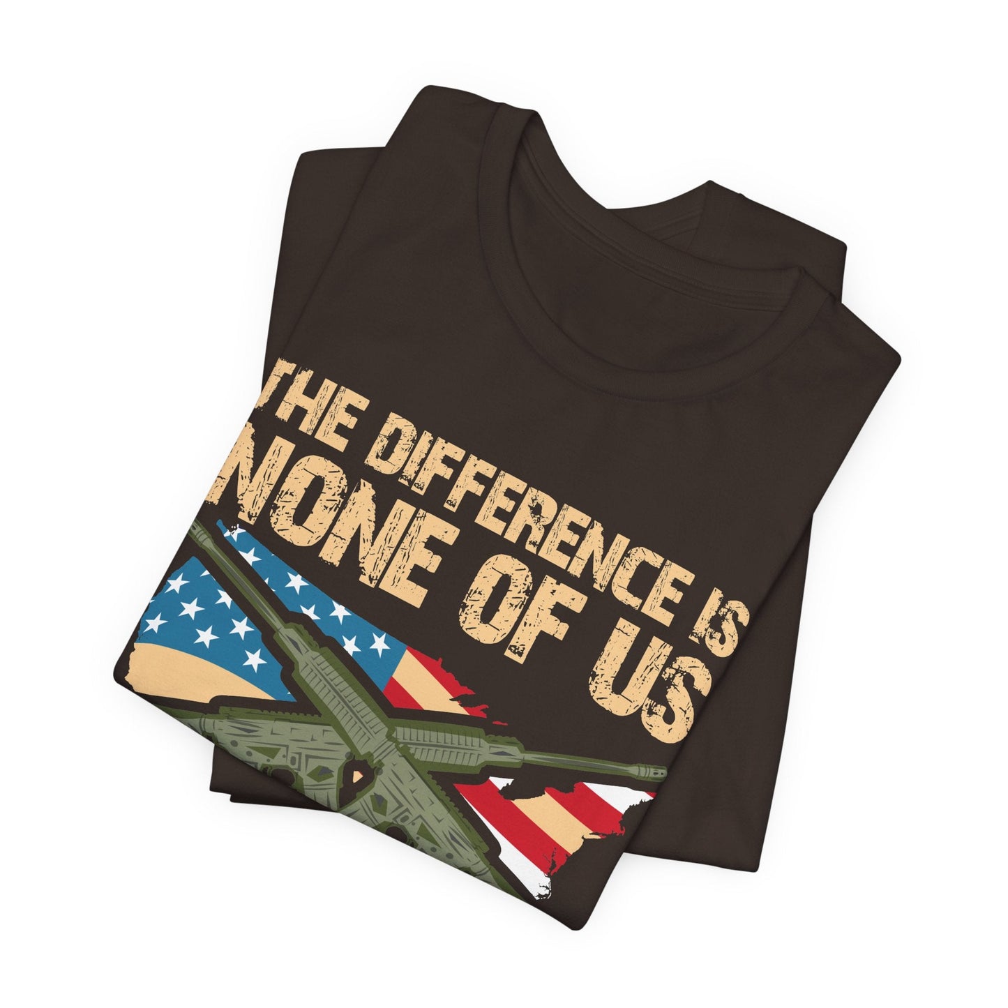 Army Veteran Patriotic Graphic Design Unisex Cotton T-Shirt v18