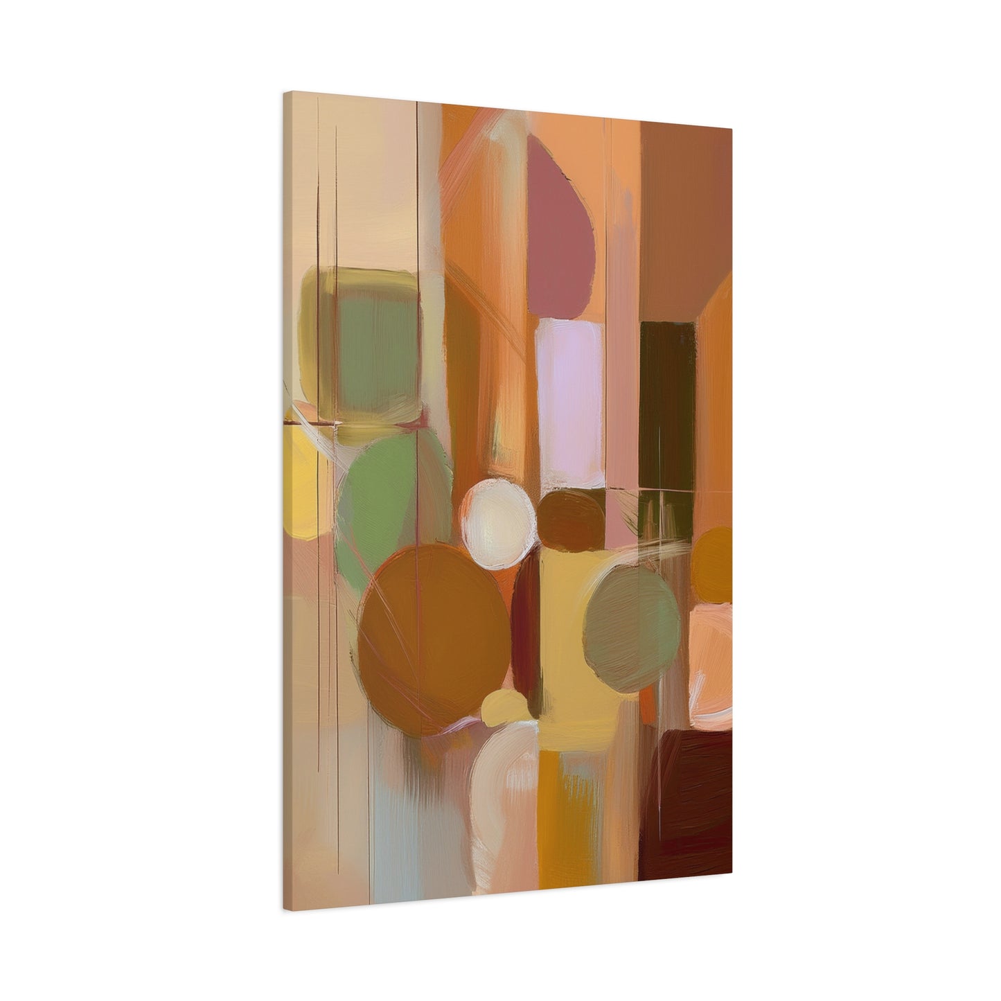 Abstract Geometric Painting Print Canvas 20x24,20x30,24x30 24x32,24x36,30x40 32x48,36x48,40x60 Pine-Wood Inner Frame ABS-53
