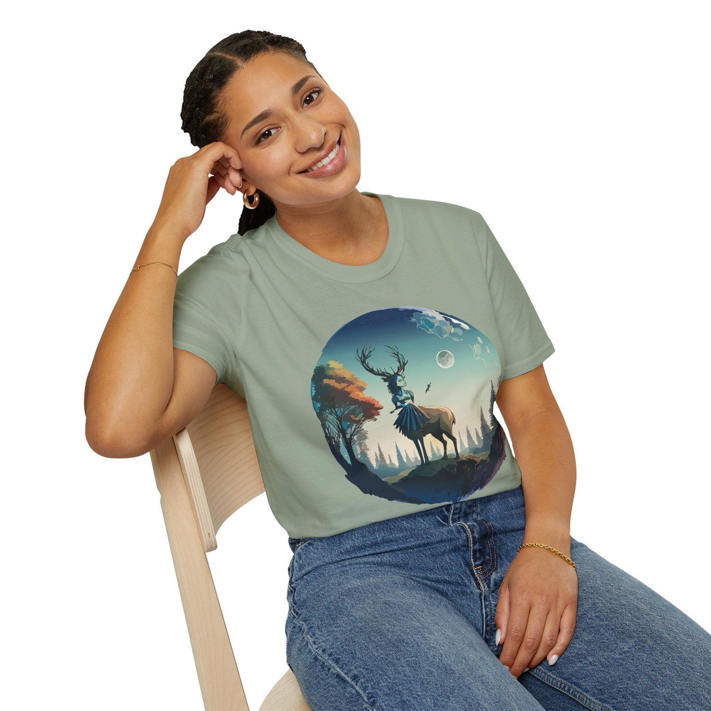 Womens Graphic T Shirts Art Design Tee Gildan Softstyle 64000 100 Percent Ring Spun Cotton Unisex