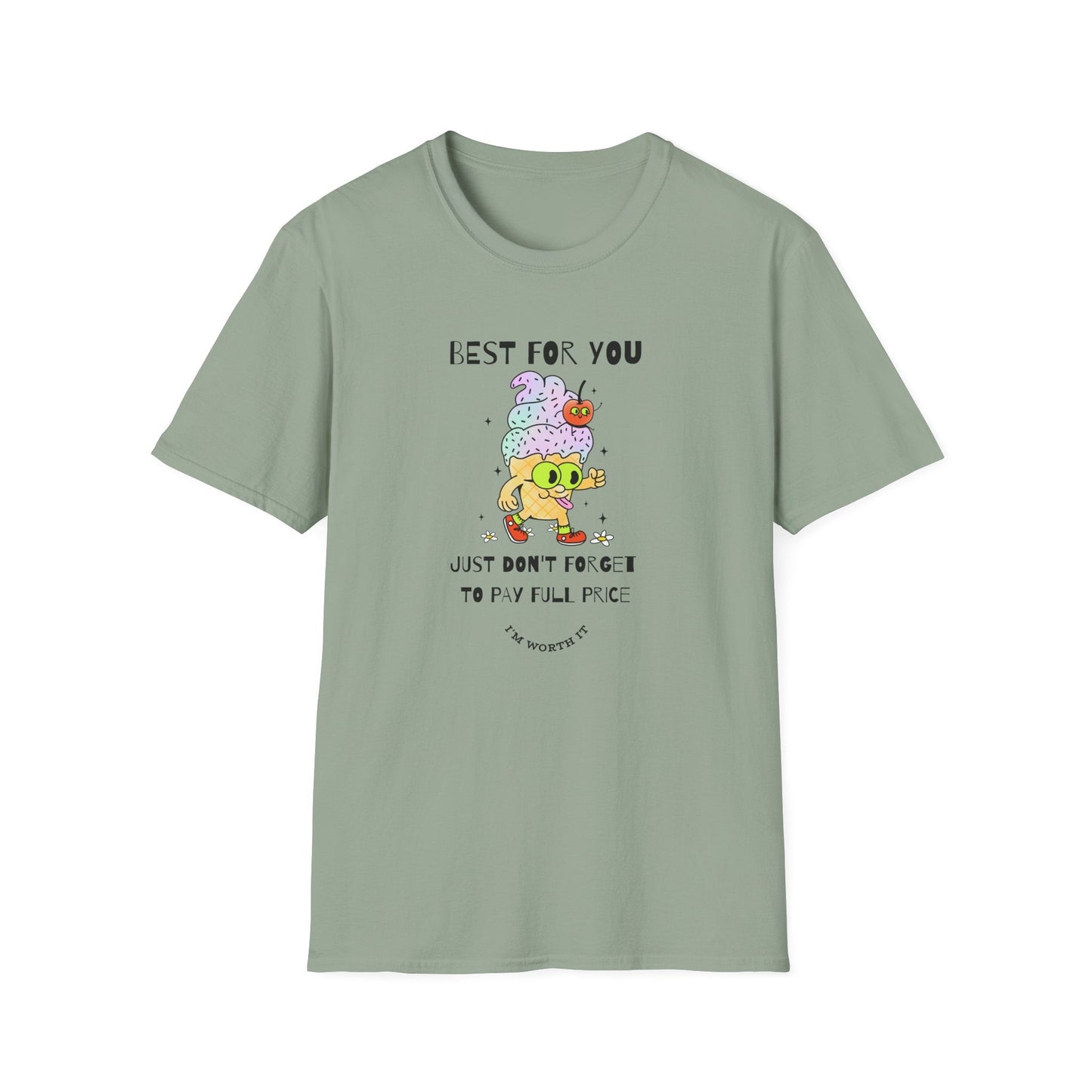 Funny Food T Shirts Unisex Softstyle Tee Cotton Gildan 64000 Short Sleeve Graphic Tee