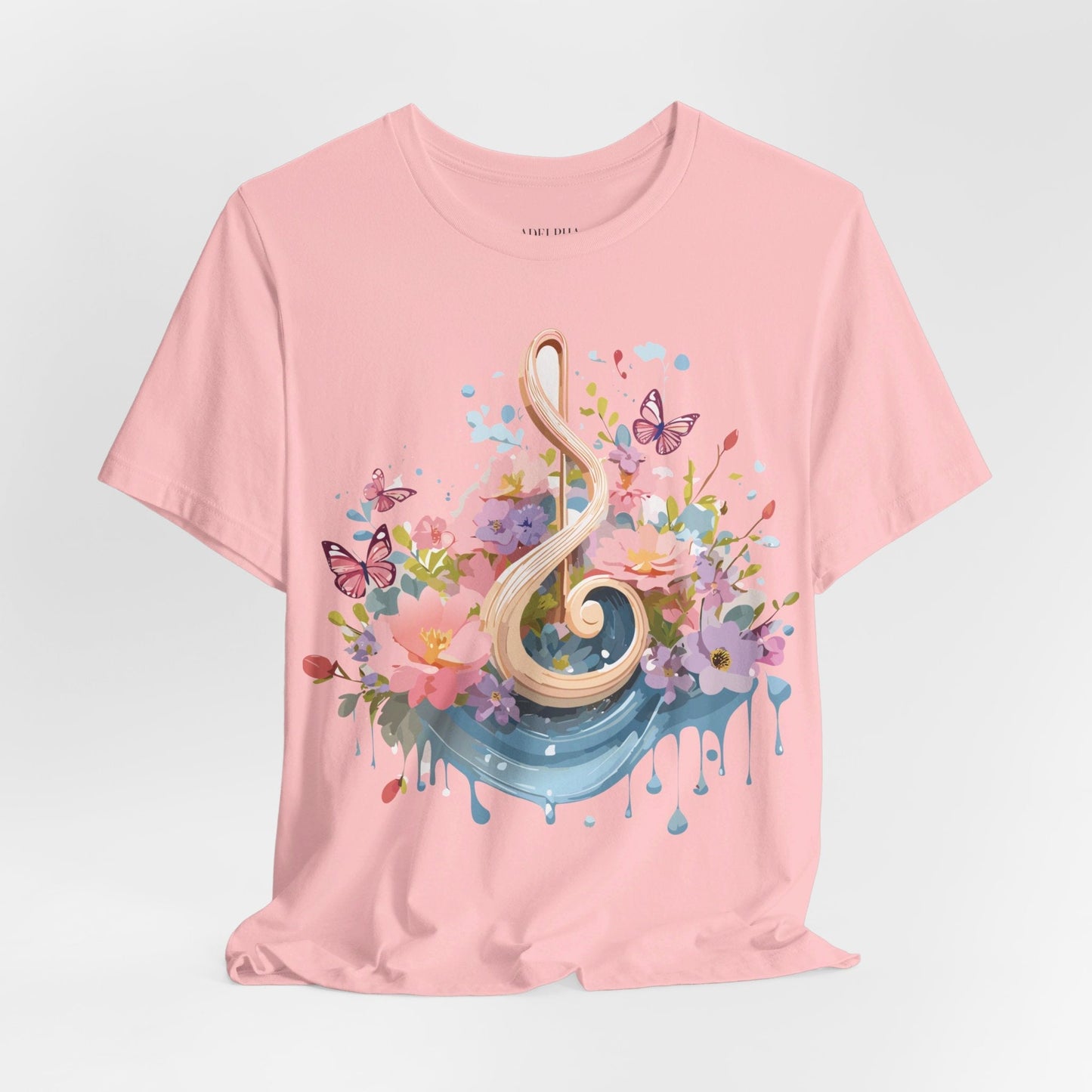 Music Graphic T Shirt Unisex Short Sleeve Adelpha Vintage Inspired Artwork Tee Premium Edition