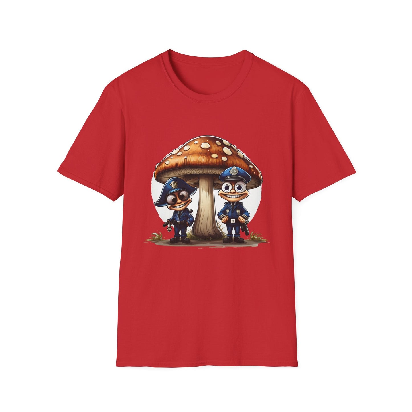 Mashroom Tee Shirt Unisex Funny Mashroom Design Shirt With Fungus Gildan Softstyle 64000