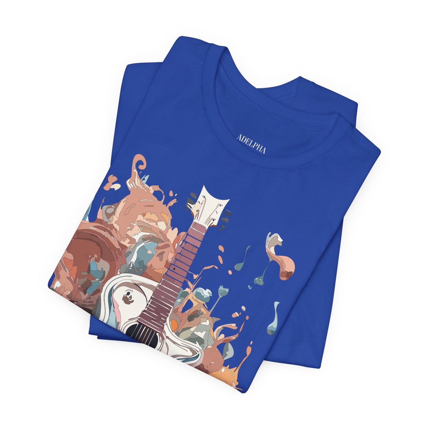 Adelpha Music Graphic Tee for Men and Women Unisex Vintage Inspired Artwork Tee Premium