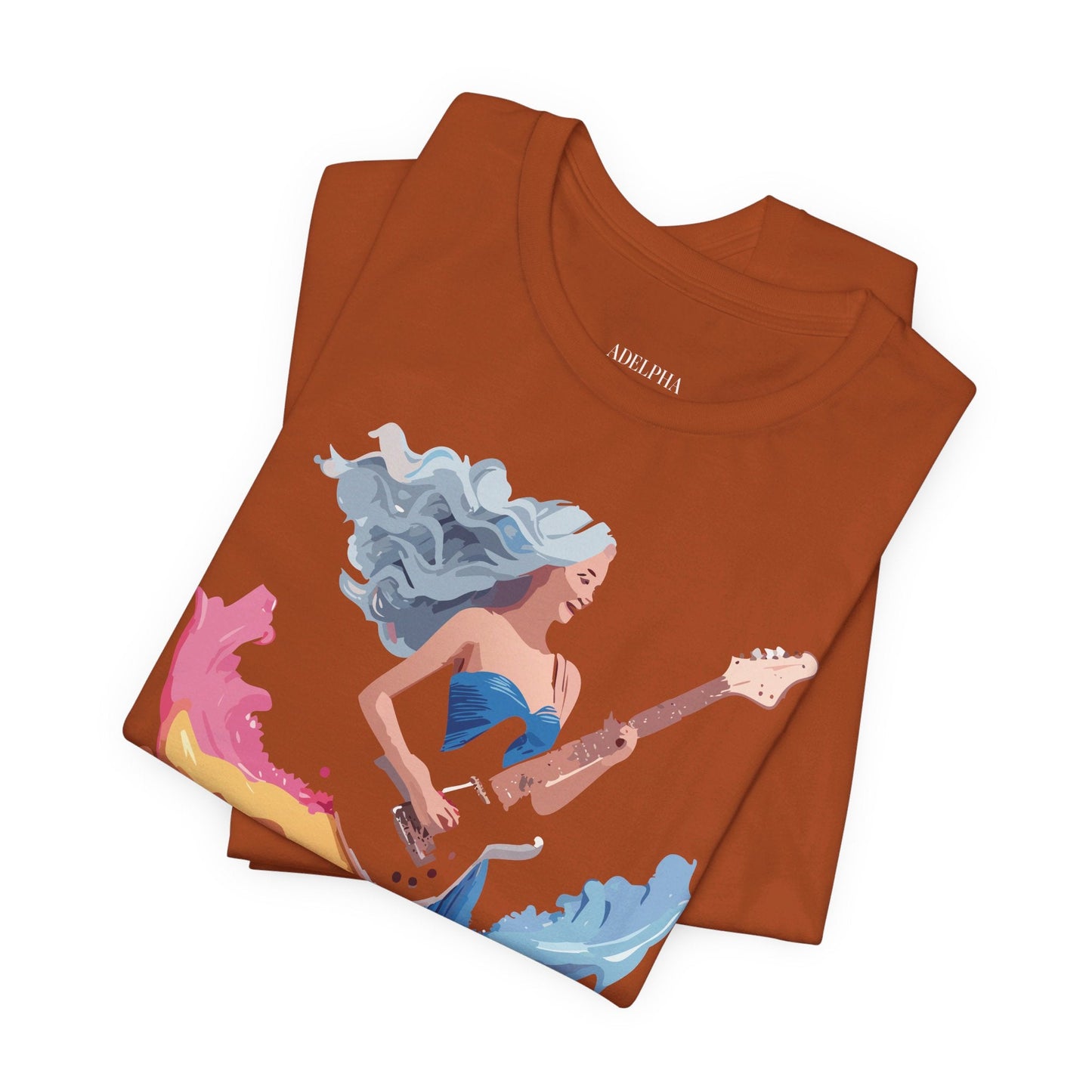 Adelpha Music T Shirt Graphic Tee Unisex Short Sleeve Vintage Inspired Artwork Casual Wear