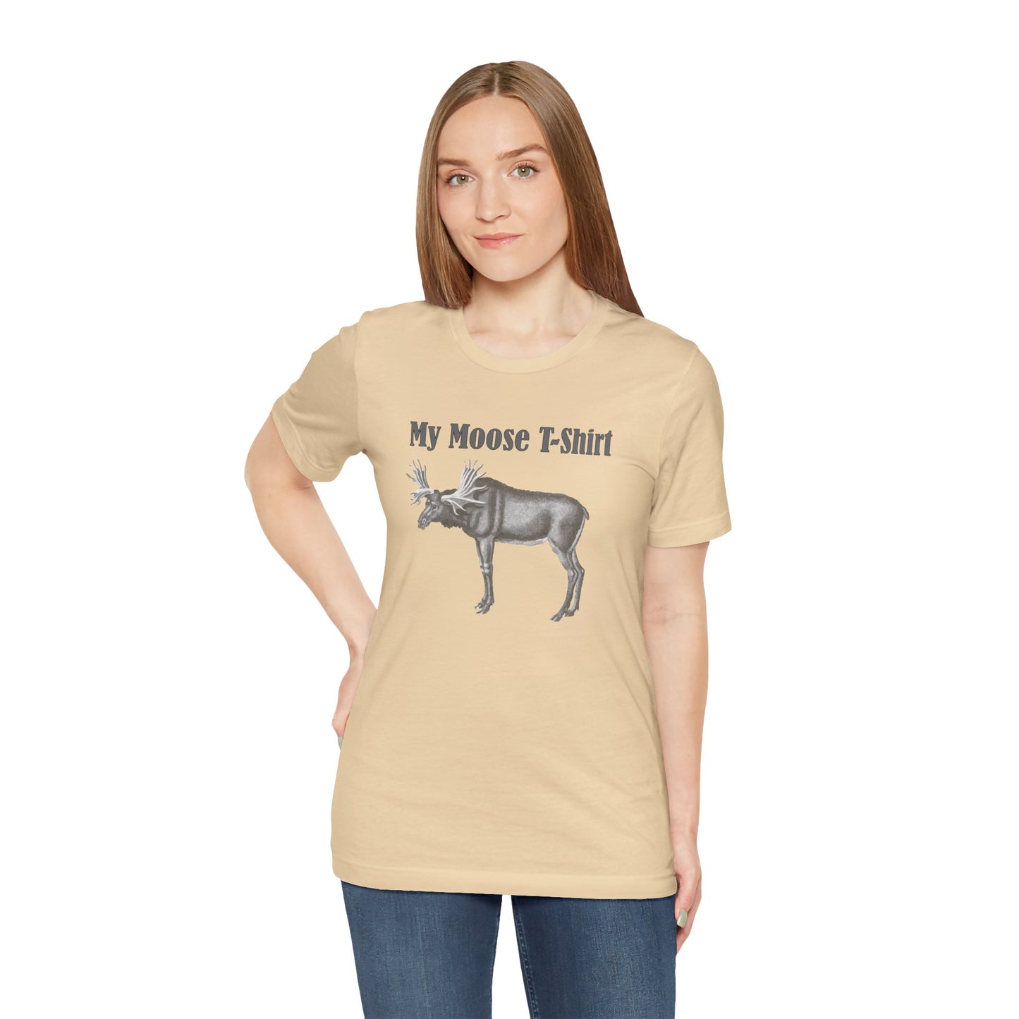 Unisex Cotton Tee Shirt with animals Print