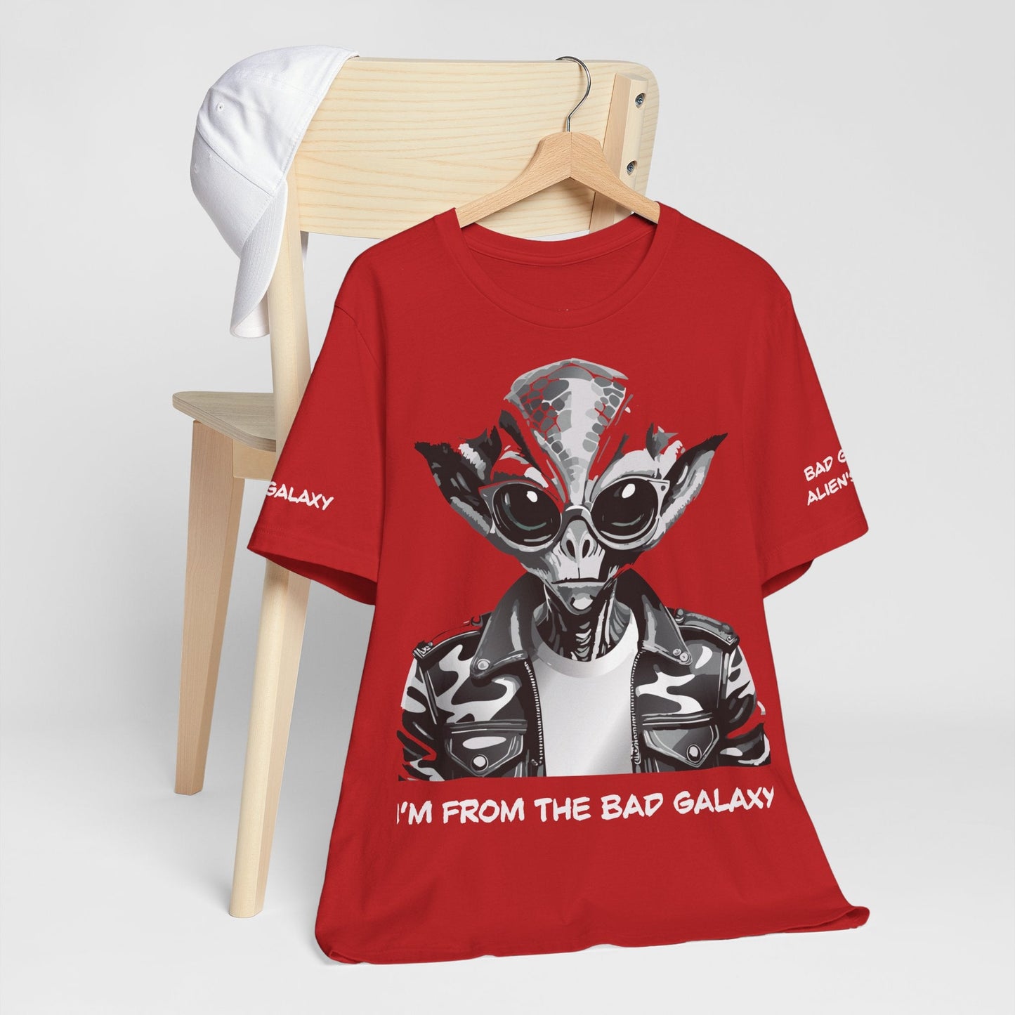 Alien T Shirt From Bad Galaxy Made To Order 100 Cotton Eco Friendly Inks Soft Comfortable