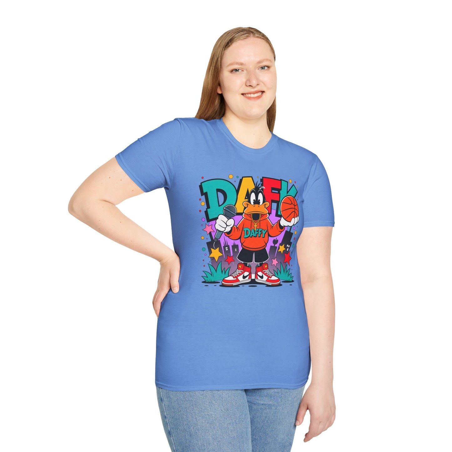 Funny Animals Cartoon T Shirt Unisex Graphic Tee Animation Shirt Softstyle Cotton