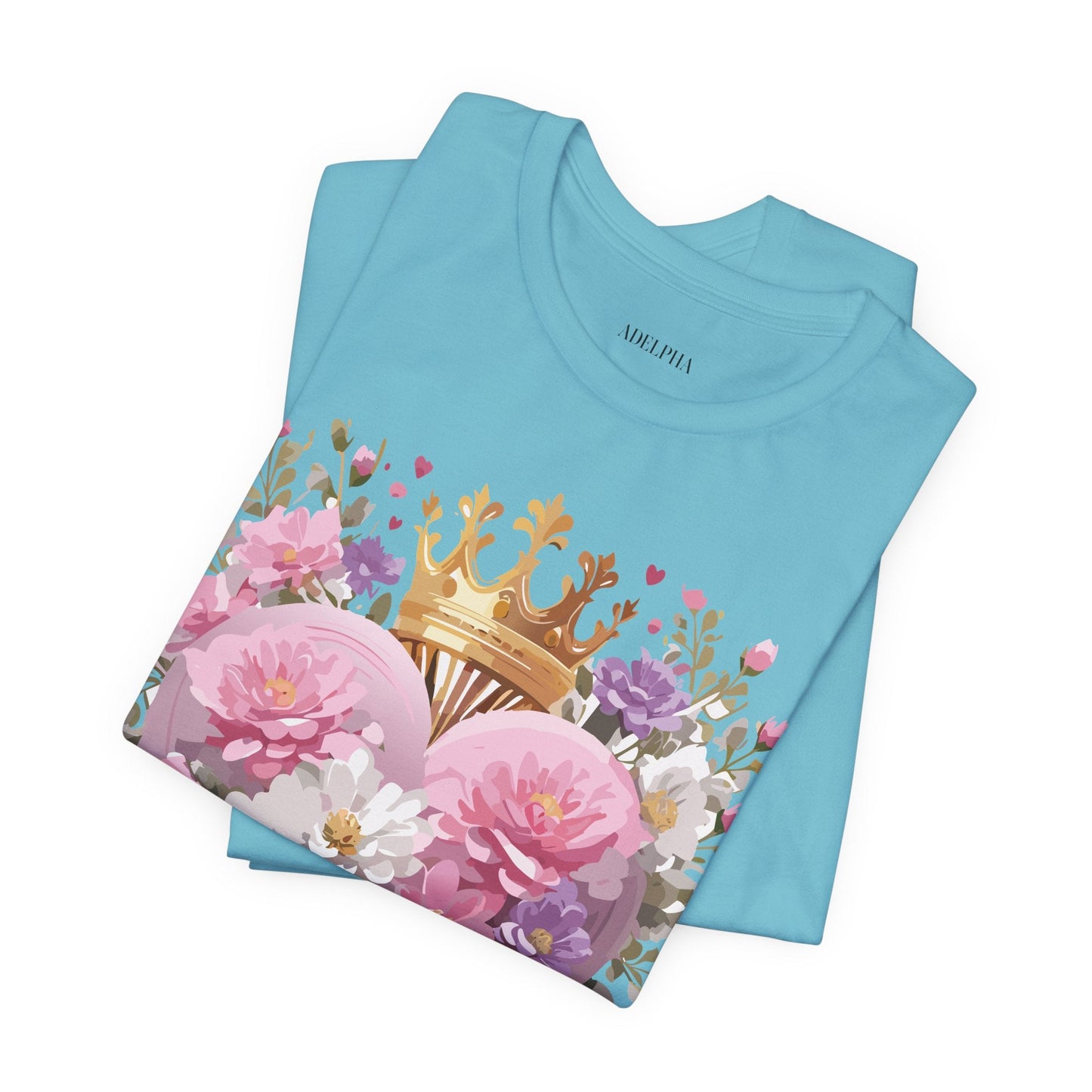 Valentine Day Graphic Unisex 100 Cotton Vintage Artwork with Love and Flower Design Tee 2