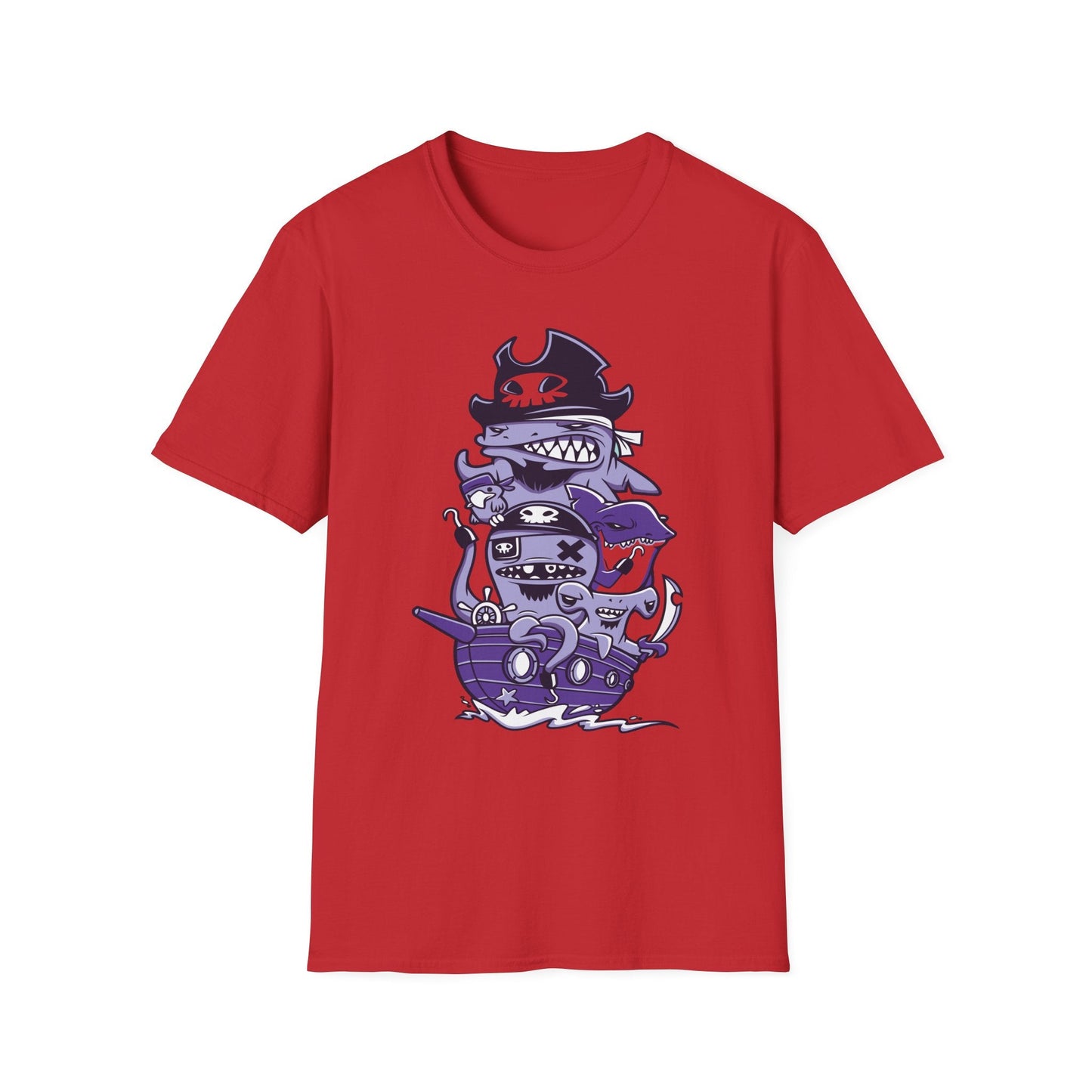 Cartoon T Shirt Animation Tee Unisex Softstyle 64000 100 Percent Ring Spun Cotton Funny Graphic Tee