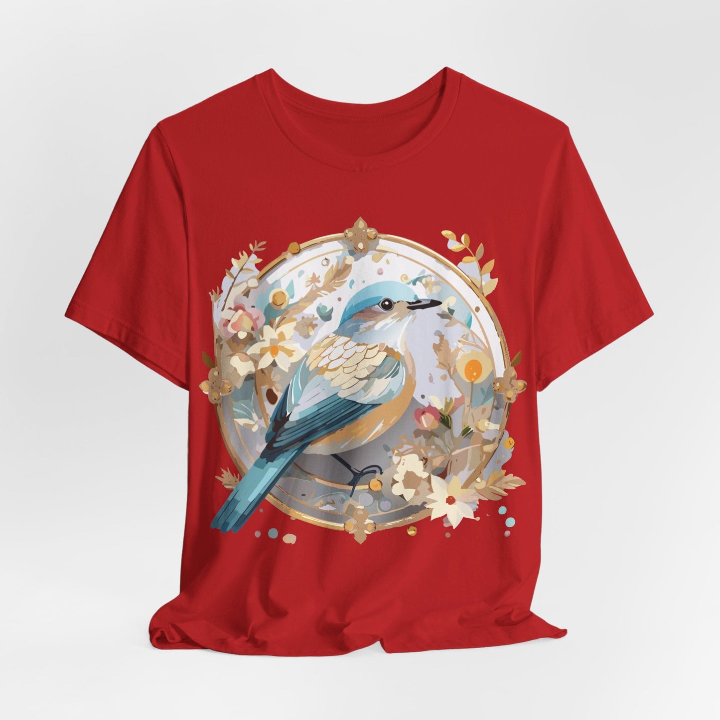 Adelpha Medallion Graphic Tee Unisex Jersey Short Sleeve Vintage Art Design Shirt