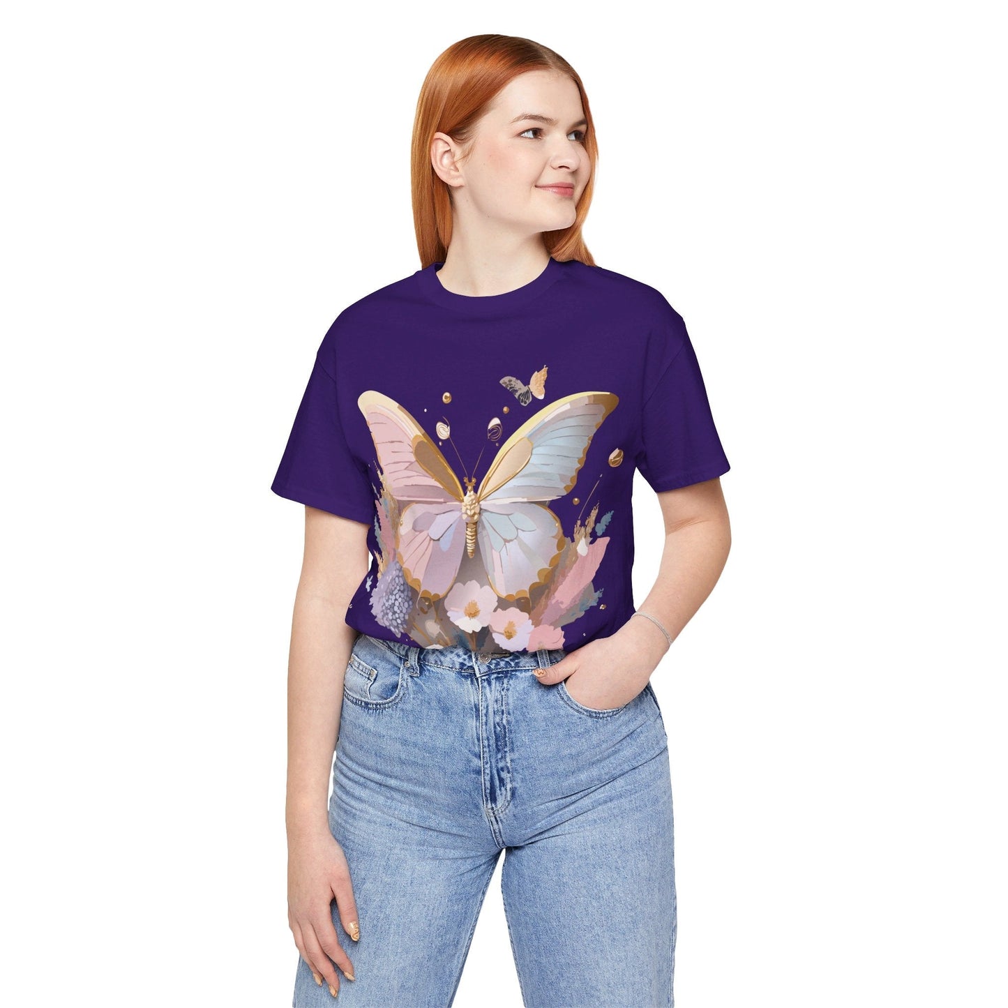Butterfly Graphic Tee Unisex Vintage Inspired Art Adelpha Apparel Collection