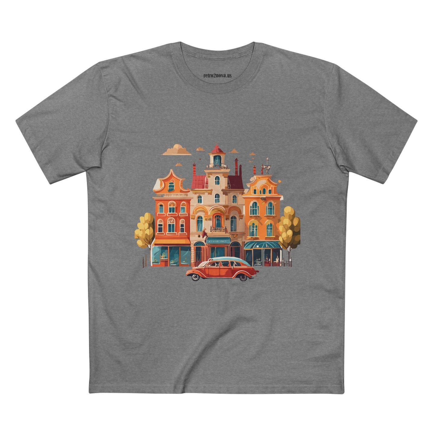 Retro Car Shirts Vintage Car Shirts RC22 Unisex Premium Cotton Tee With Original Art Design