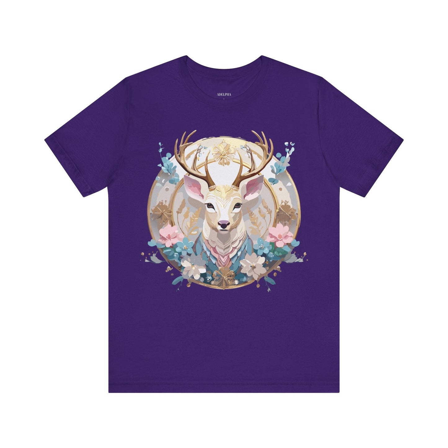 Adelpha Medallion Graphic Tee Unisex Short Sleeve Vintage Inspired Premium Art Design