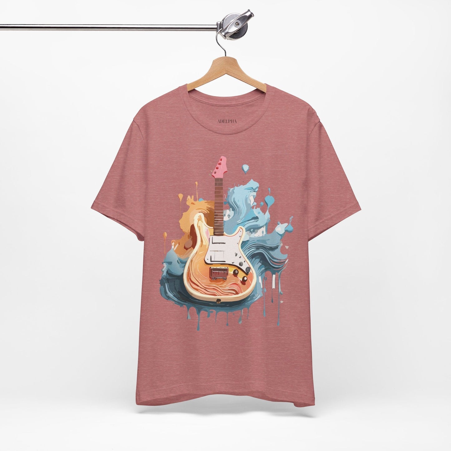 Adelpha Music Graphic T Shirt Unisex Jersey Short Sleeve Vintage Inspired Tee Art Collection