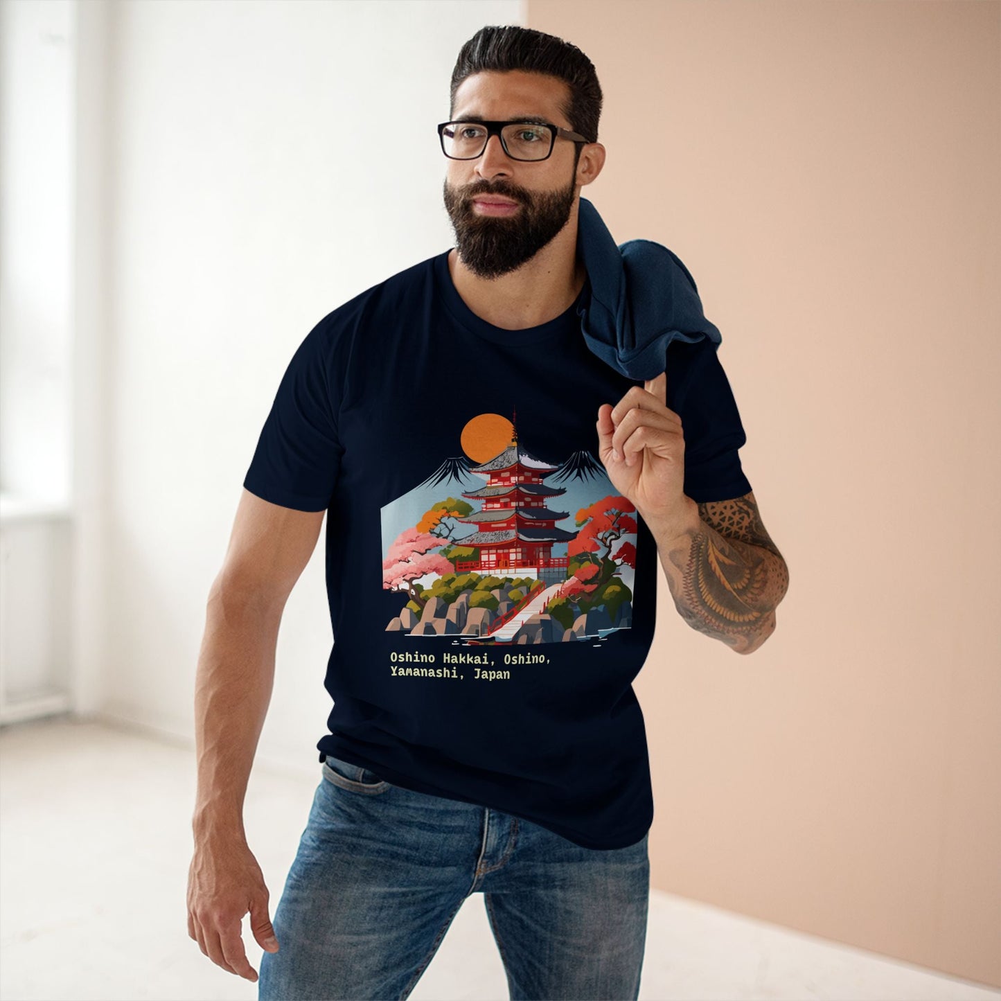 Retro2Nova Unisex Cotton Art Tee Travel Shirt Japan Shirt Style Discover Everyday Comfort
