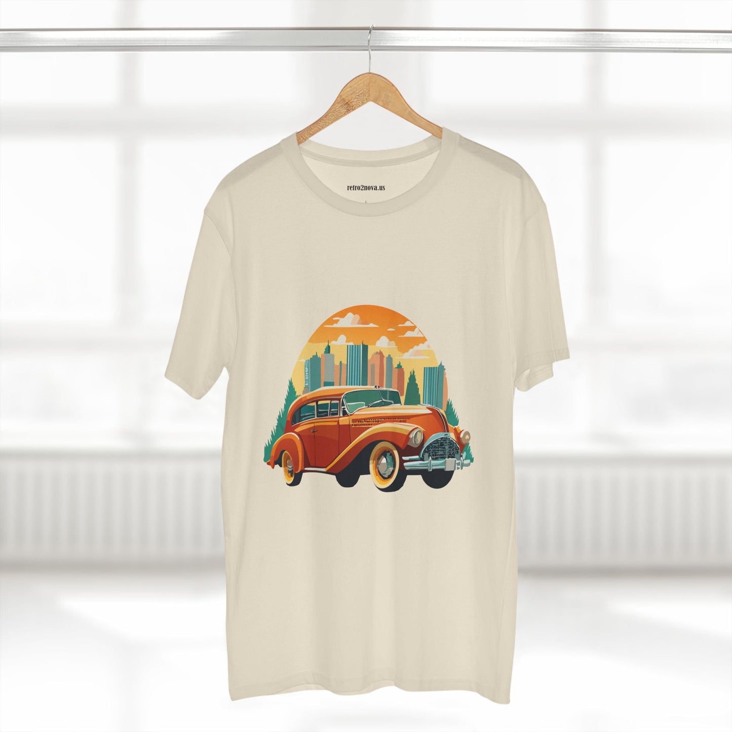 Retro Car Shirts Vintage Car Tee By Retro2Nova Unisex Premium Cotton Original Art Design Collection