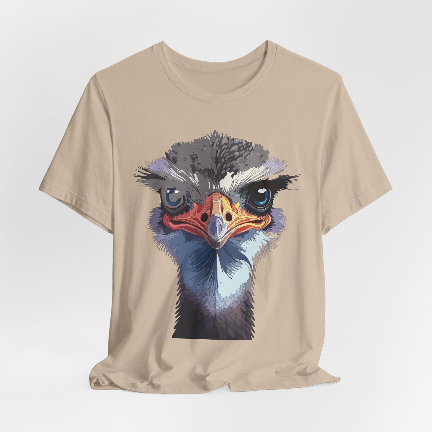 Unisex Animal Tee Shirt With Art Design Wild Animals Shirt Gildan Softstyle 64000