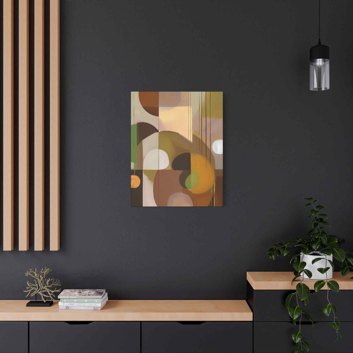 Abstract Geometric Painting Print Canvas 20x24,20x30,24x30 24x32,24x36,30x40 32x48,36x48,40x60 Pine-Wood Inner Frame ABS-54