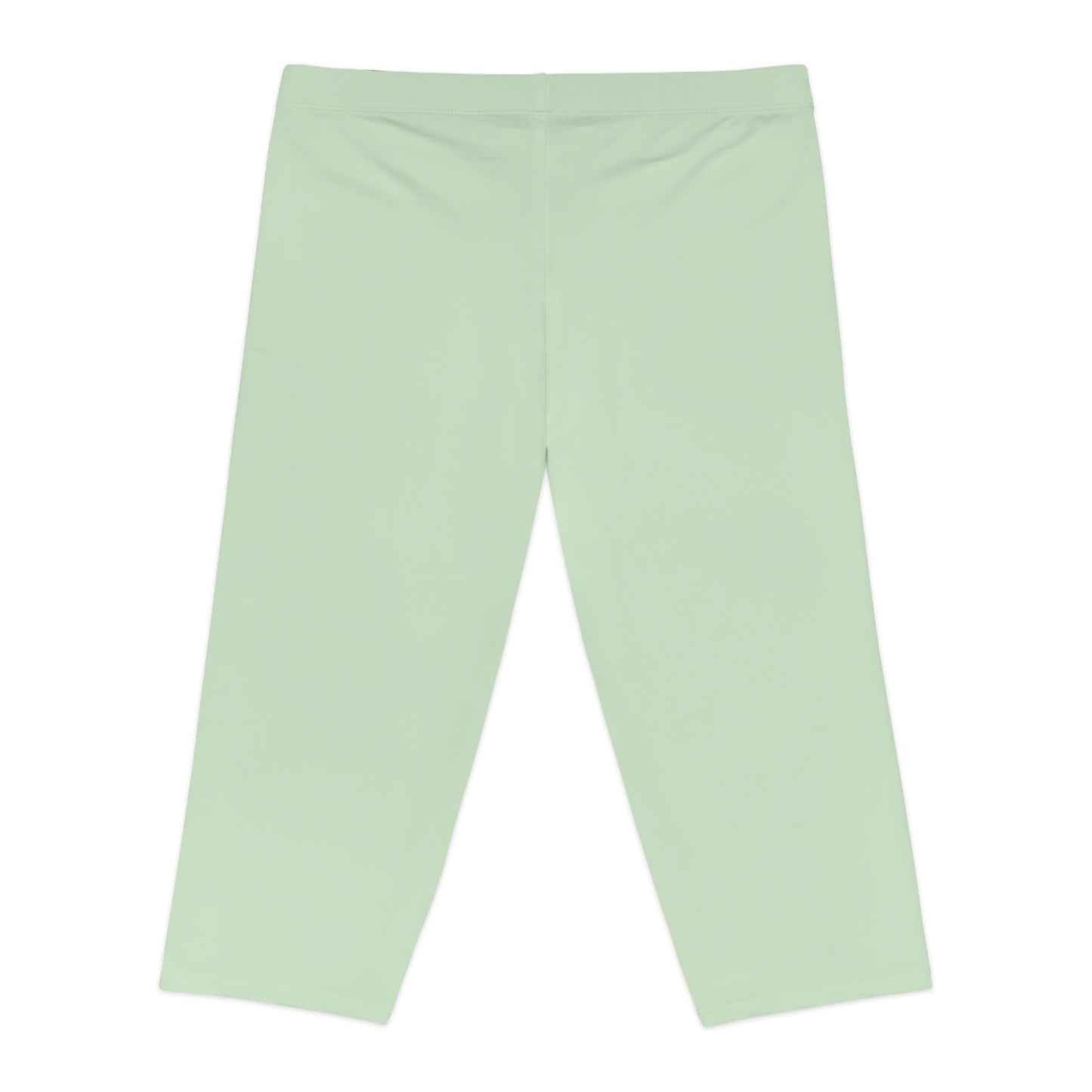 Green Color Capri Leggings, Green Capri Leggings 9