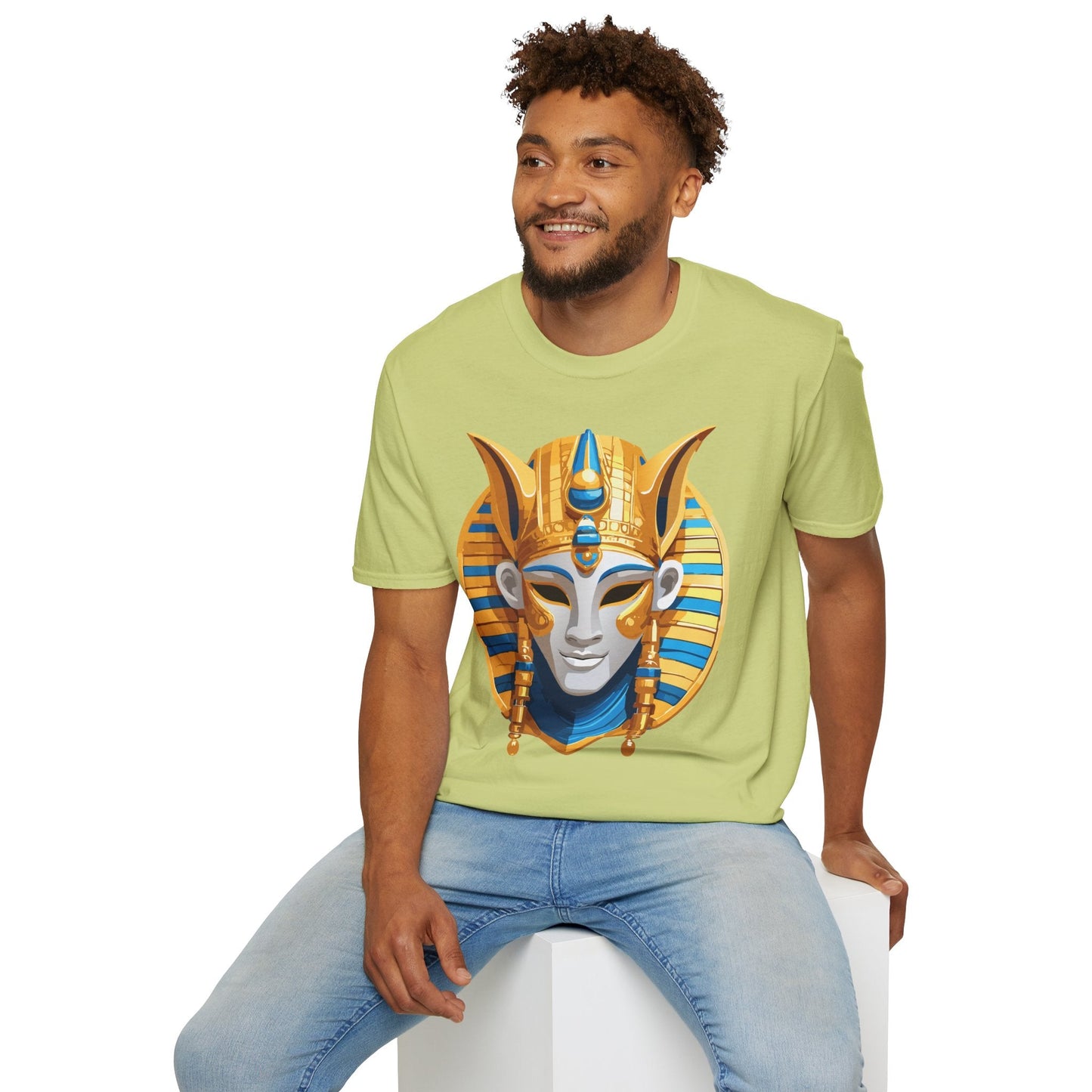Mask Tee Shirt Unisex Masquerade Design Artwork Gildan Softstyle 64000 Cotton Tee