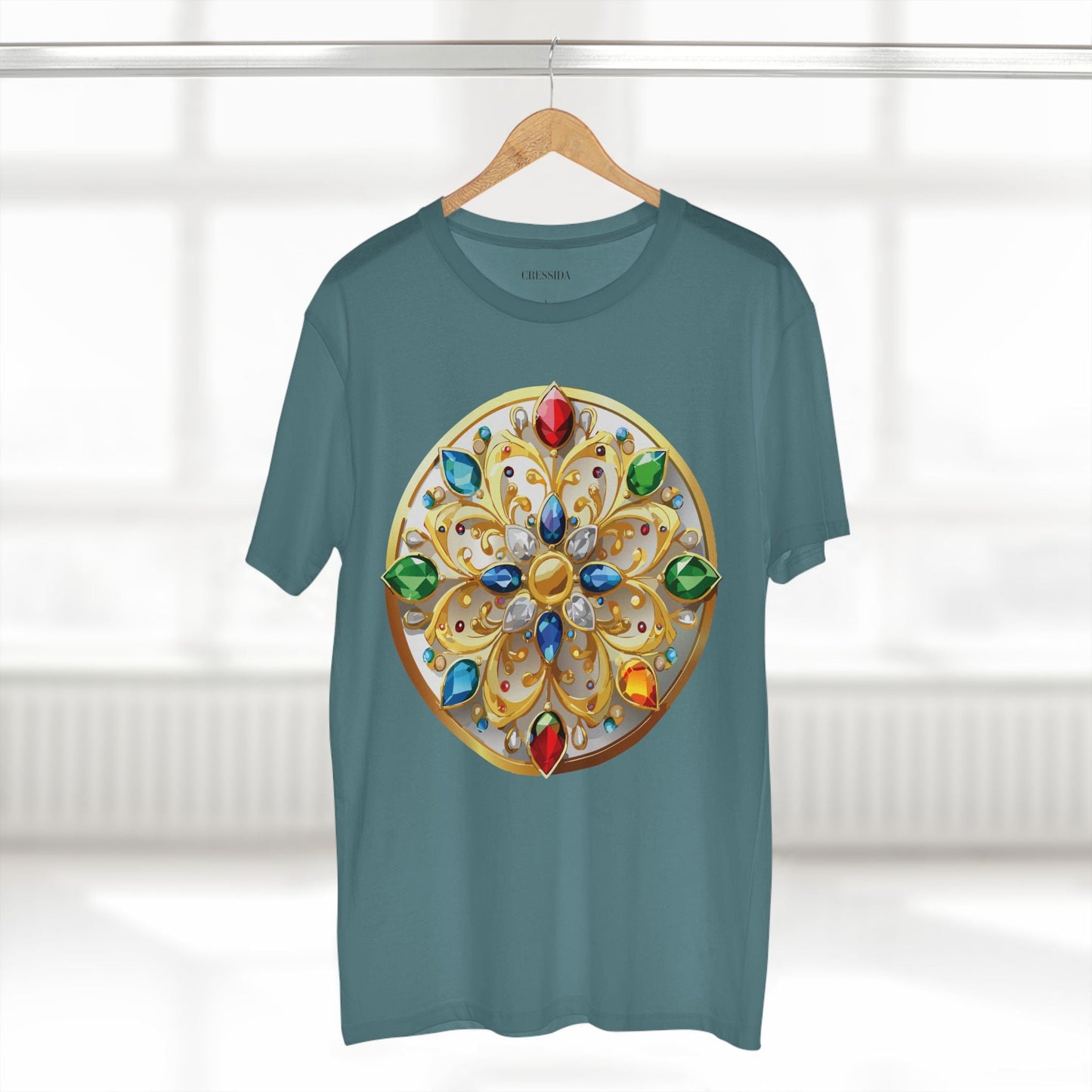 Medallion Graphic T-Shirt Unisex 100 Cotton With Gold Art Design Medal Tee 3