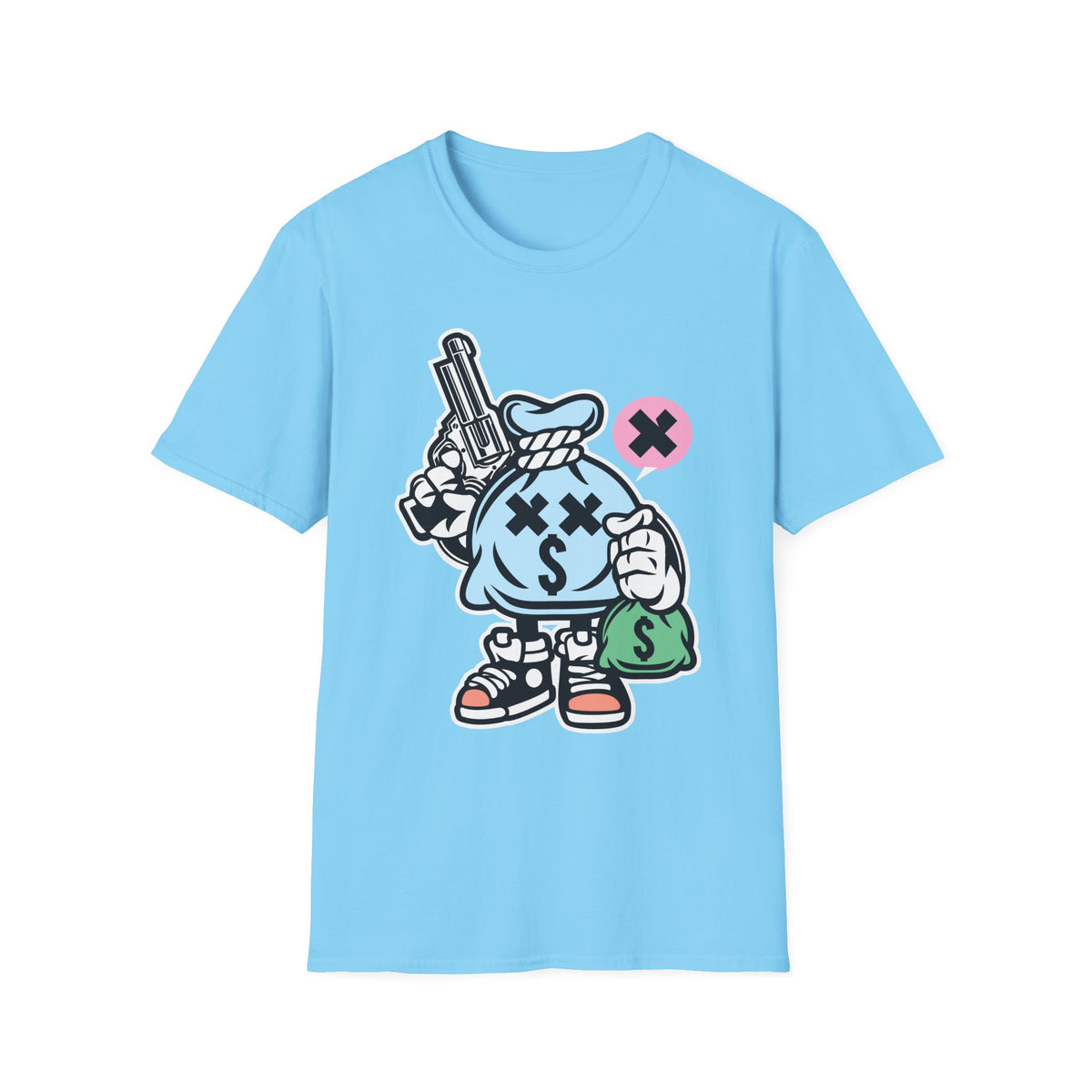 Funny Cartoon Animation Graphic Tee Gildan Unisex 100 Cotton Tee Shirt - 104