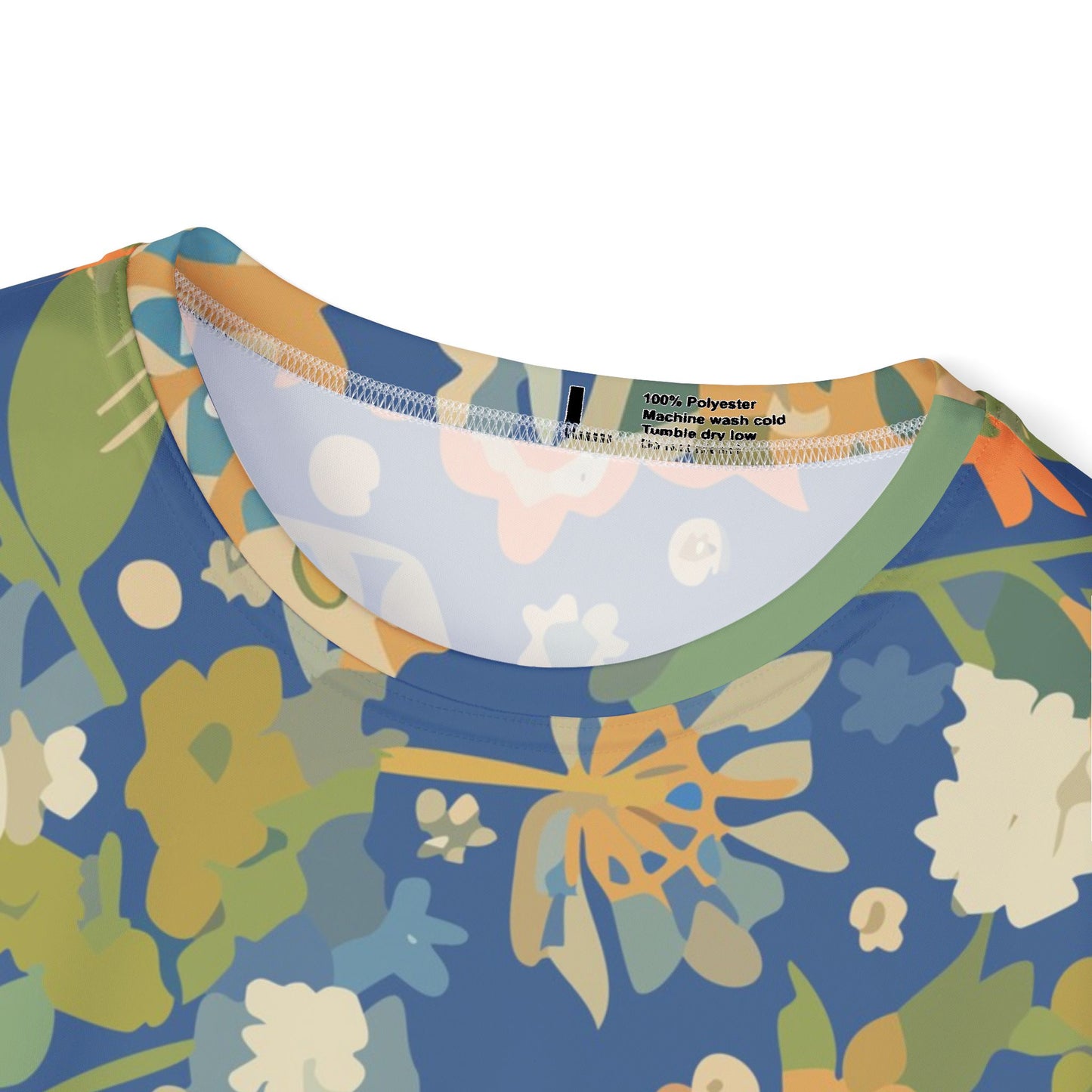 Unisex Floral Print Shirt, Shirt with Floral Print