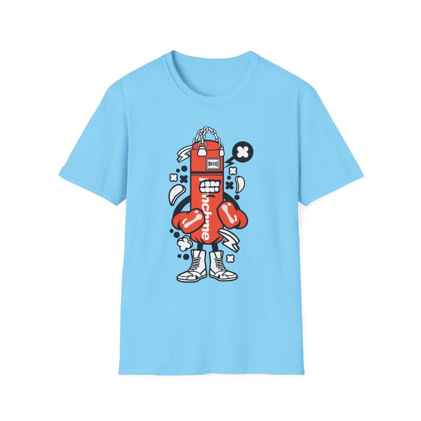 Cartoon Tee Shirt Unisex Animation Graphic Tee Funny Tee Cotton Softstyle 64000 Gildan